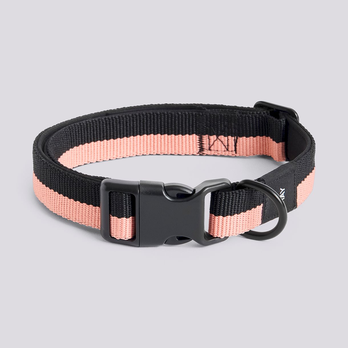HAY Dogs Collar Flat-M/L-Pink, black