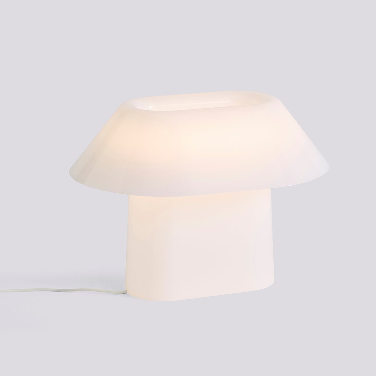 Drome Table lamp-White opal Acrylic