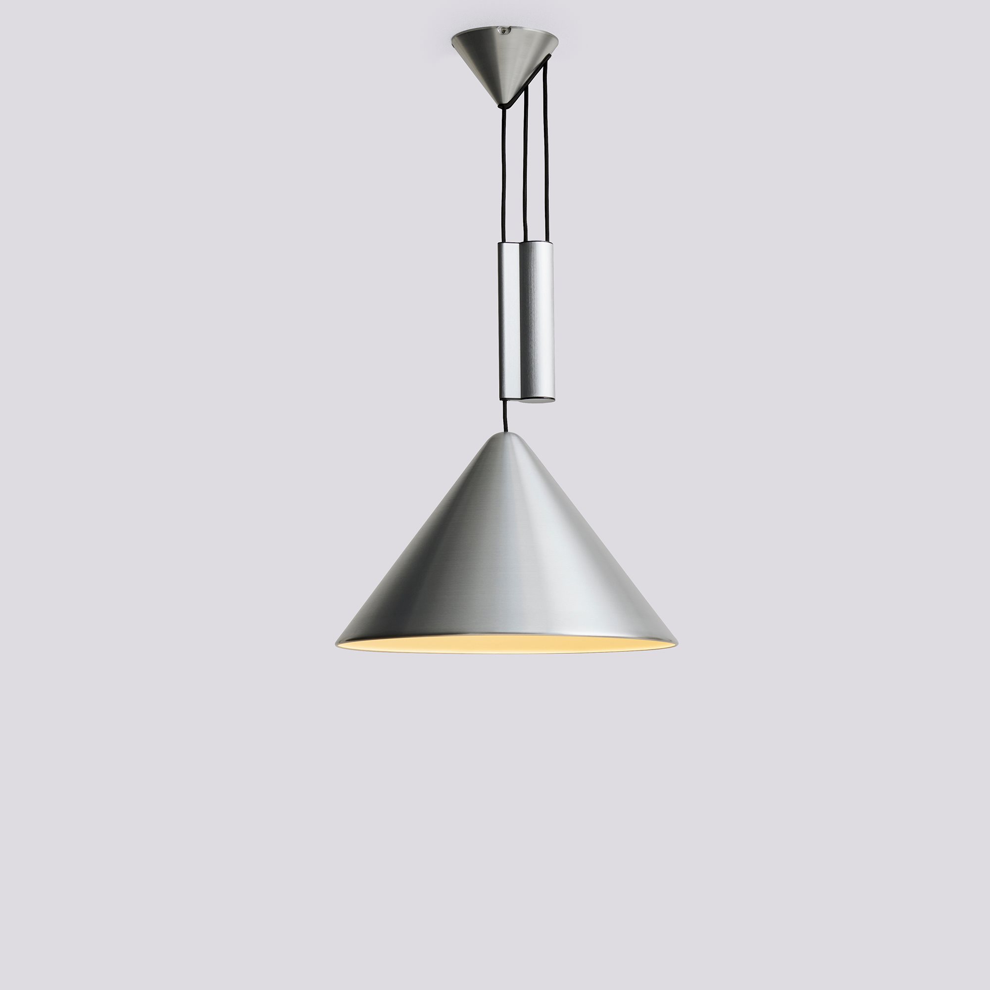 Compass Adjustable Pendant-430-Brushed alu