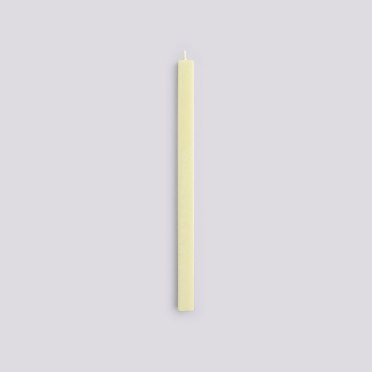 Square Candle-Lime white