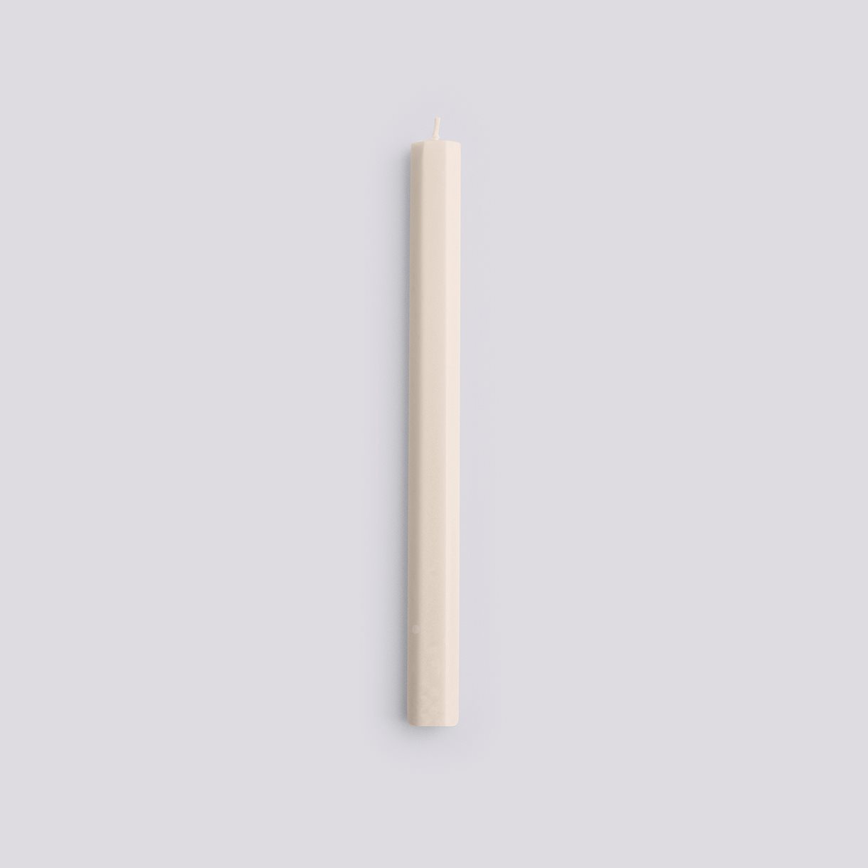 Hexagon Candle-Eggshell