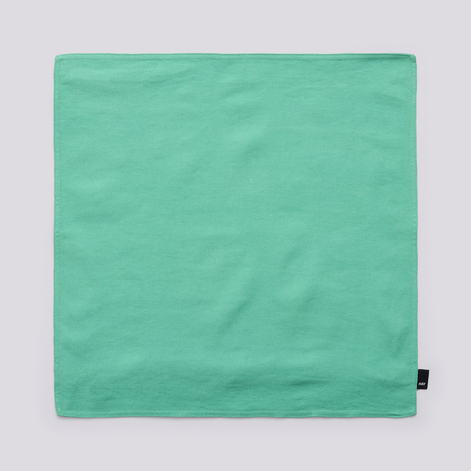 Linen Cushion Cover-50 x 50-Emerald green
