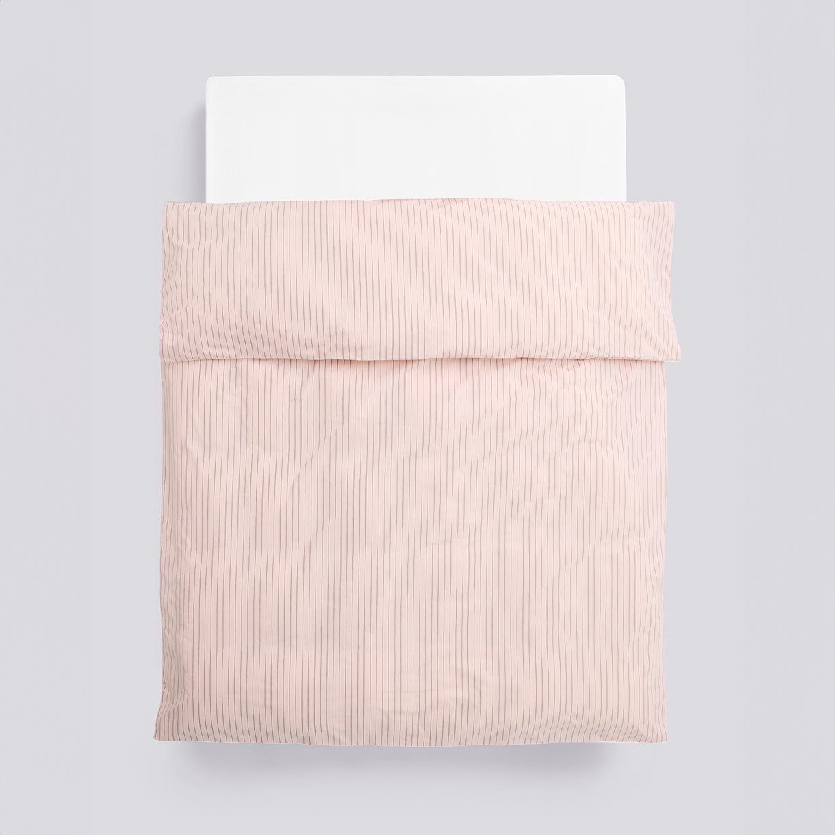 Fineline Duvet Cover-155 x 220-Soft pink