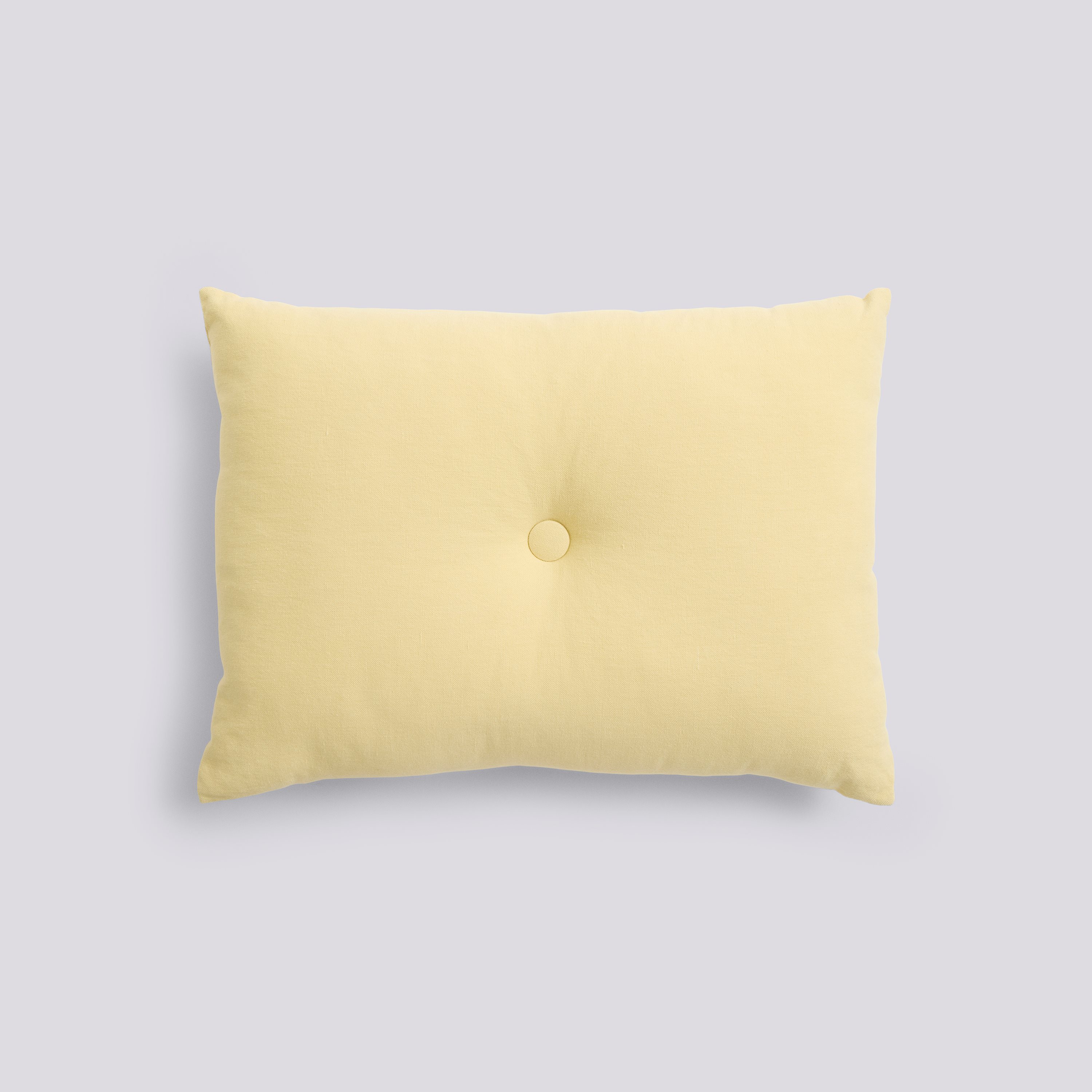 Dot Cushion-Linen-Soft yellow