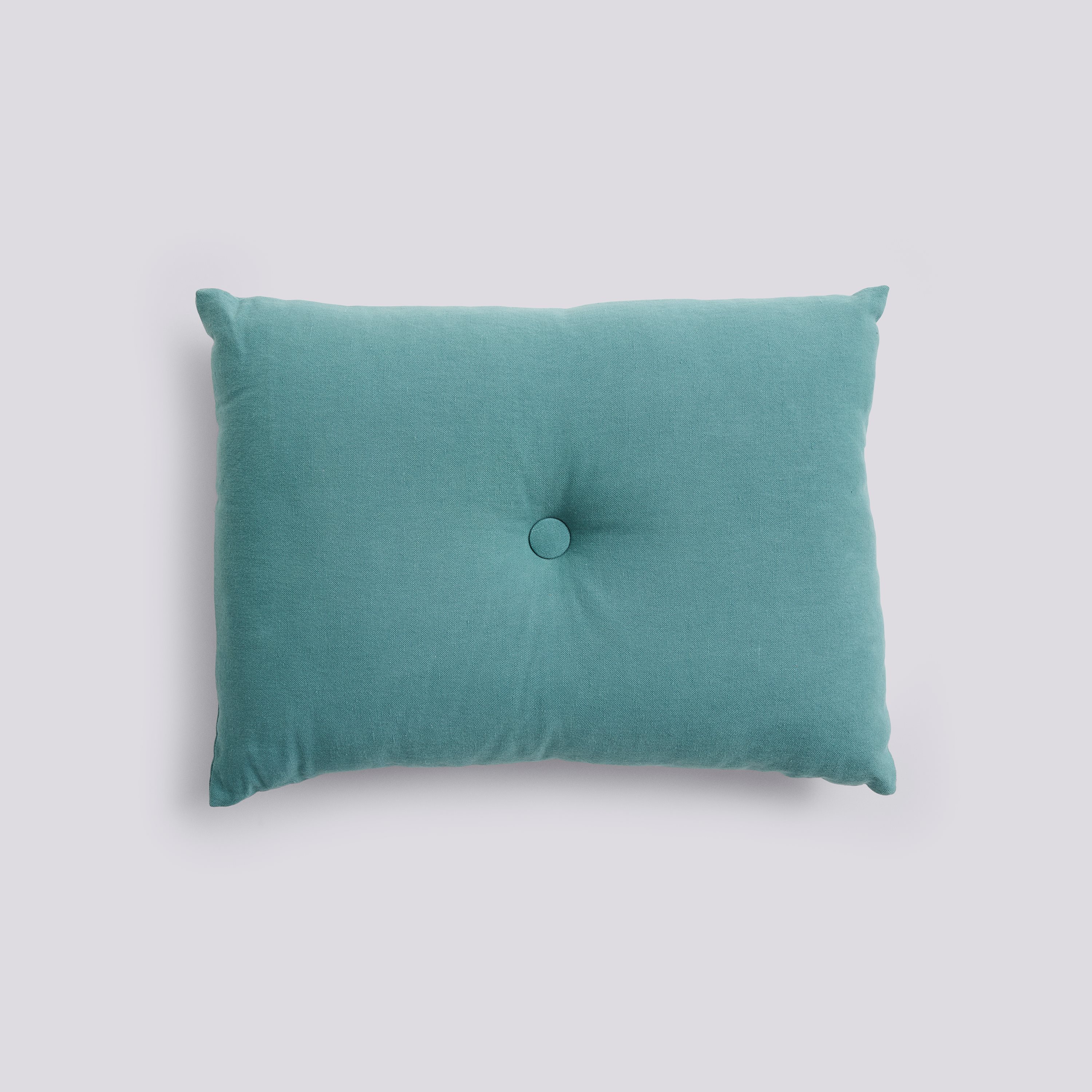 Dot Cushion-Linen-Petrol