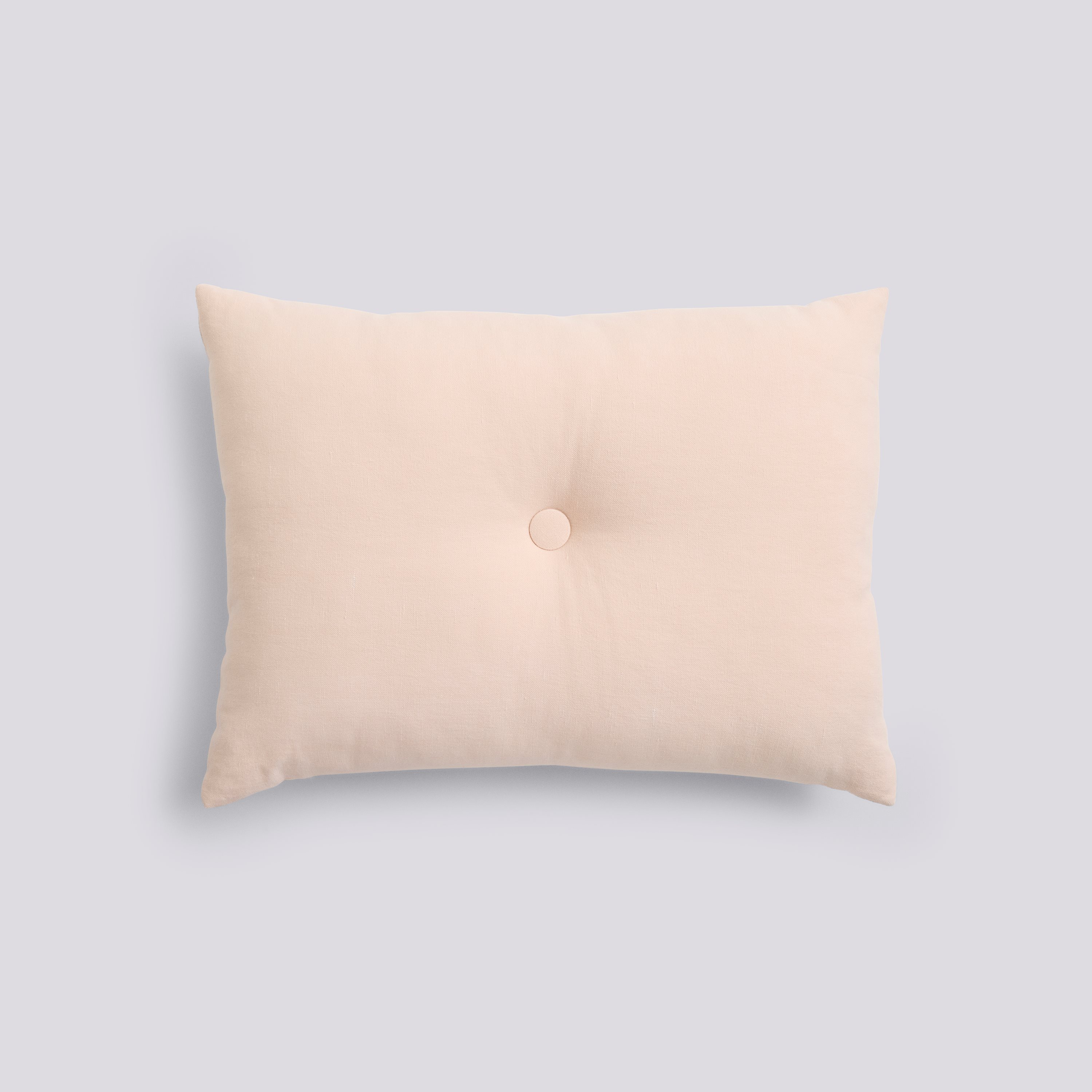 Dot Cushion-Linen-Strawberry milkshake