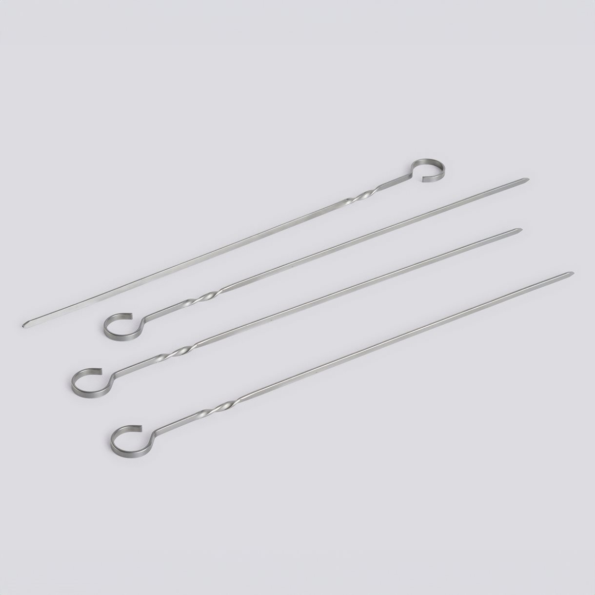 Outdoor Market BBQ Skewer-Set of 4-Stainless steel