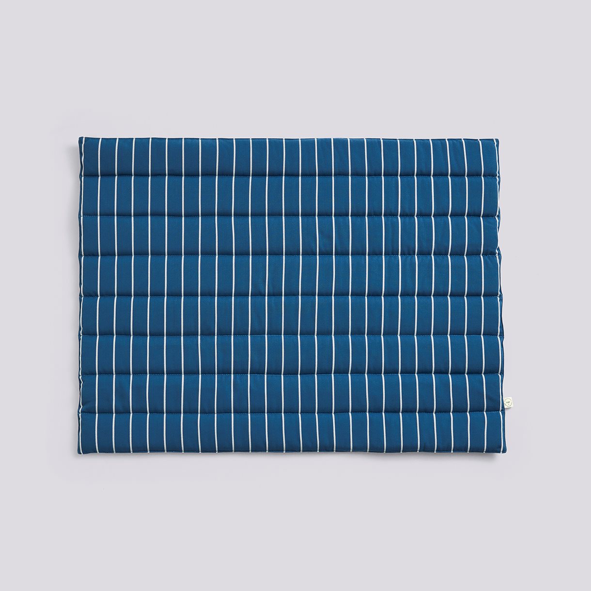 Outdoor Market Sofa Cushion-Blue with beige stripe