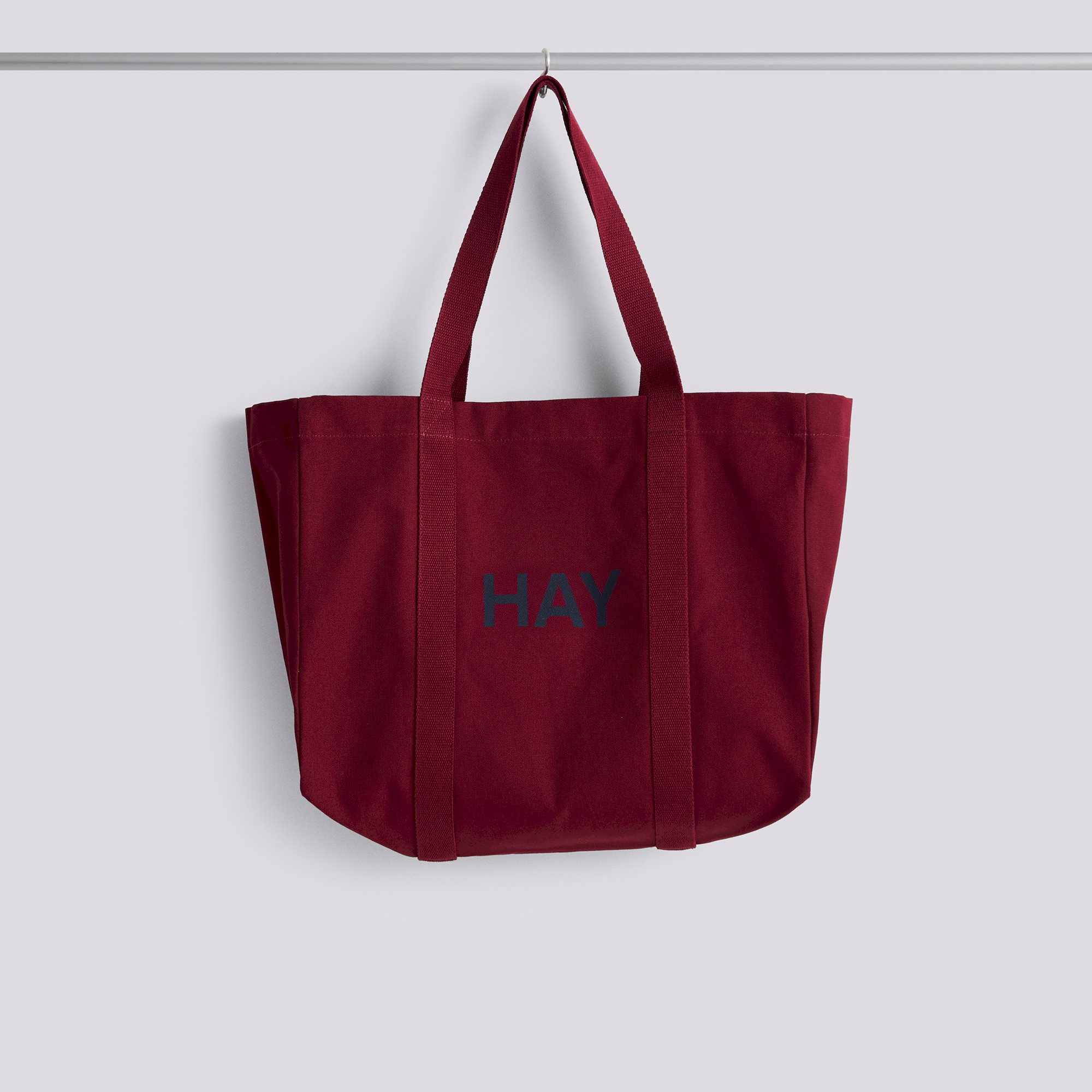 Shopper Bag-Medium-Burgundy