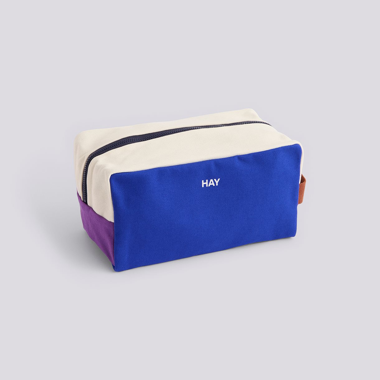 Multi Wash Bag-Medium-Electric blue multi