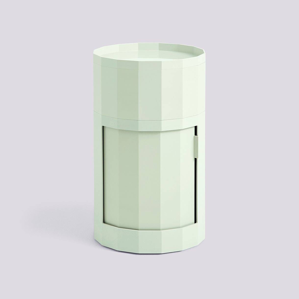 Facet Cabinet incl. feet and castors High-Soft mint