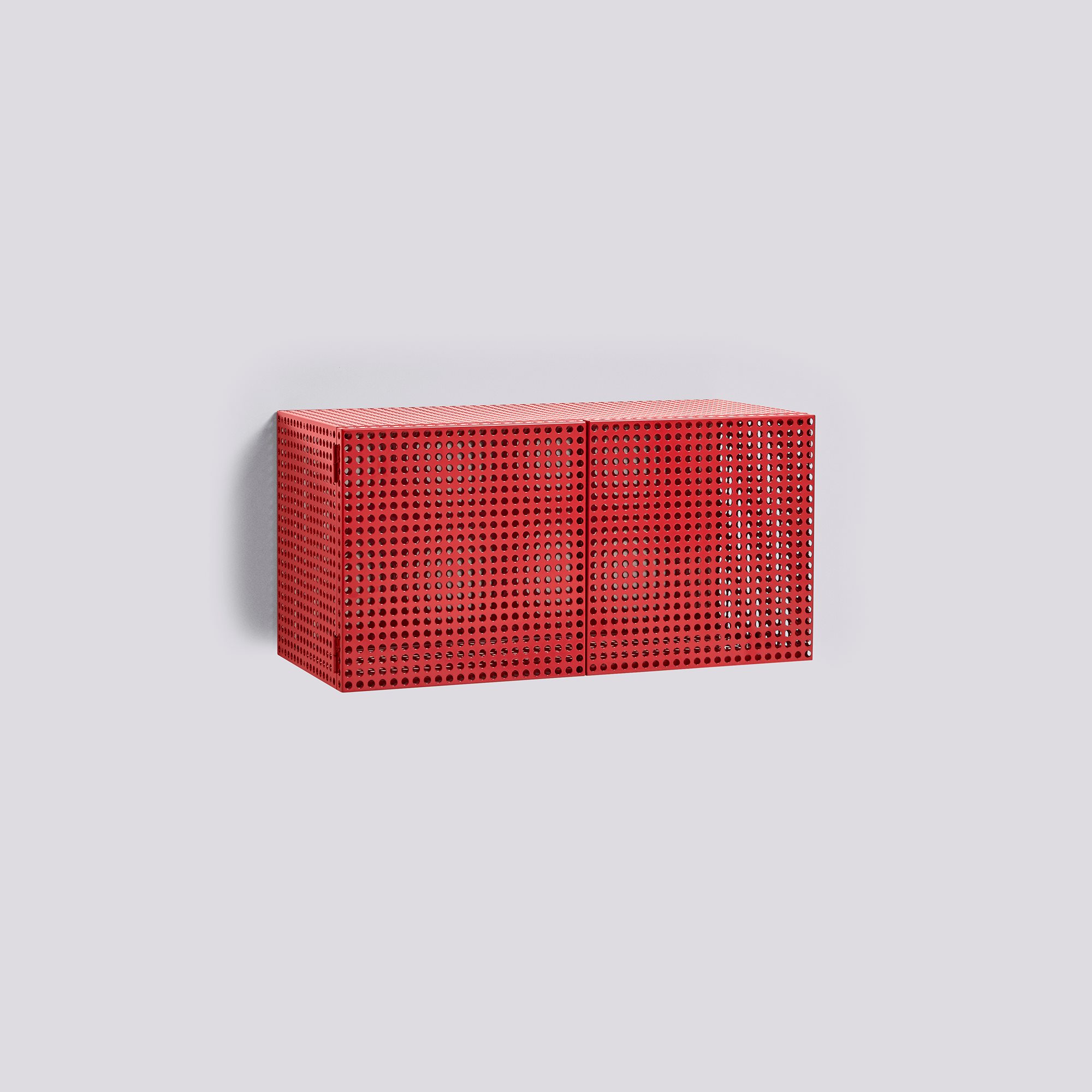 Perforated Cabinet Wall-Small-Wine red