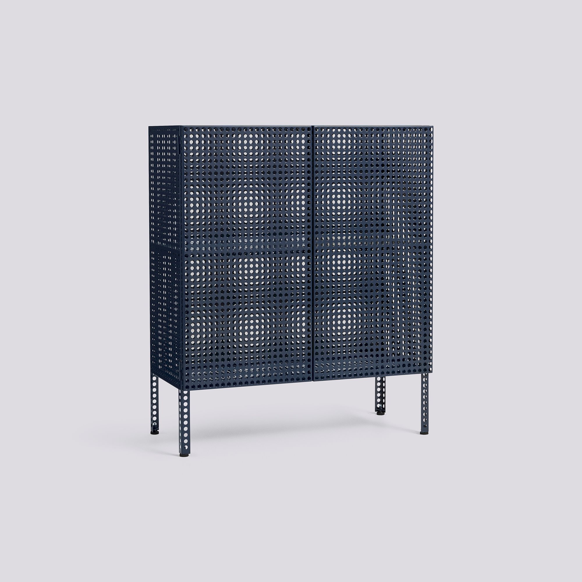 Perforated Cabinet Floor-Medium-Steel blue
