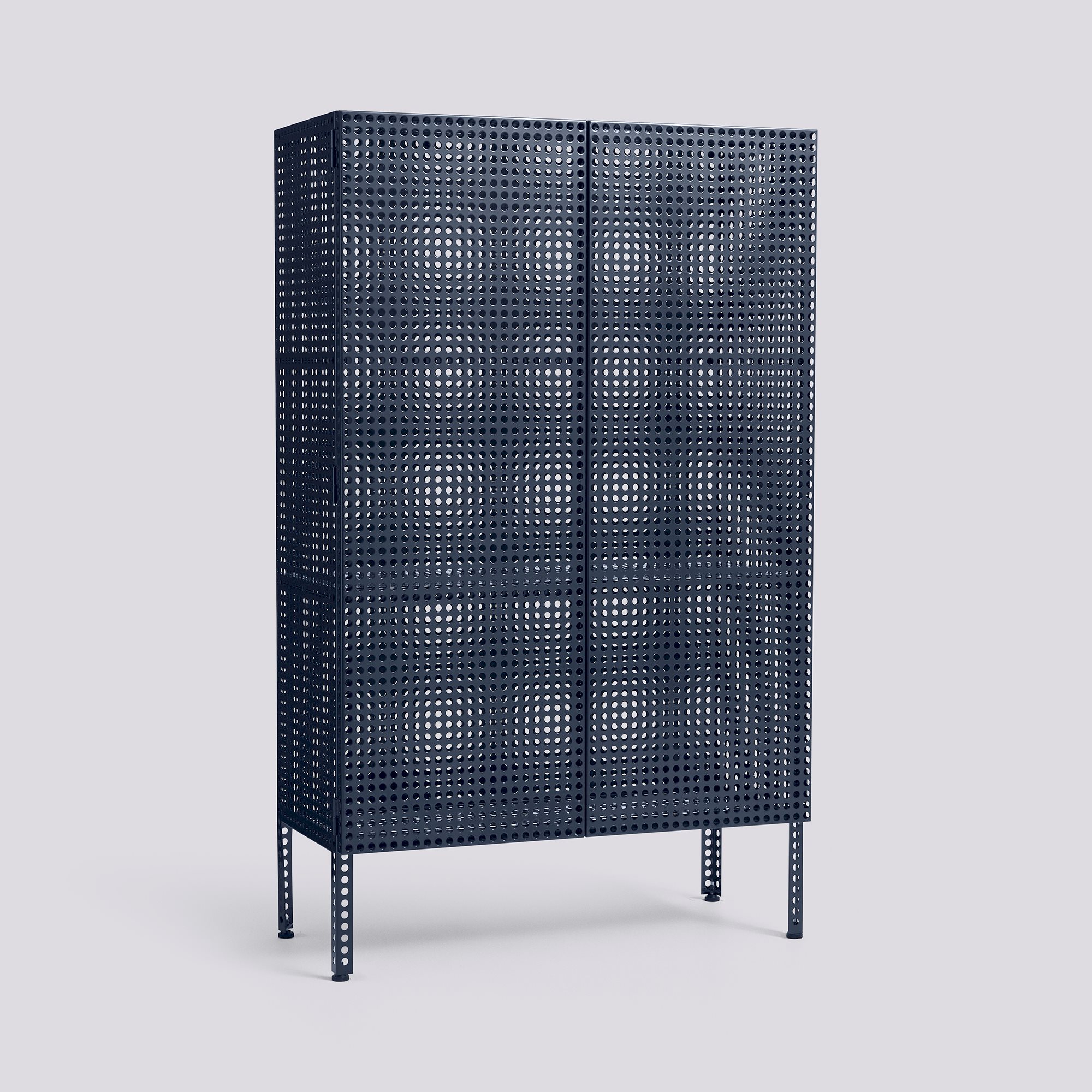 Perforated Cabinet Floor-Large-Steel blue
