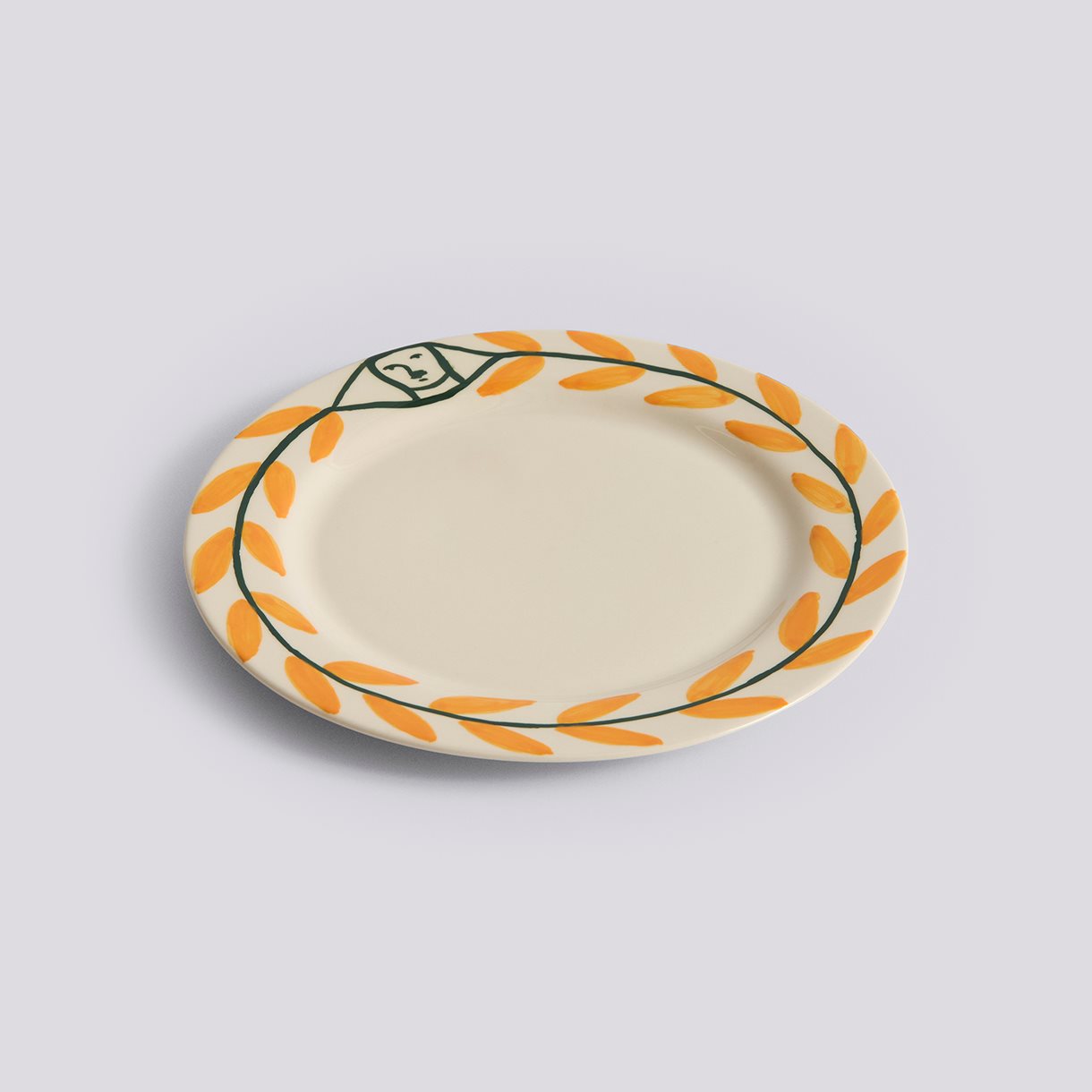 La Pittura Plate-Ø24-Golden leaf