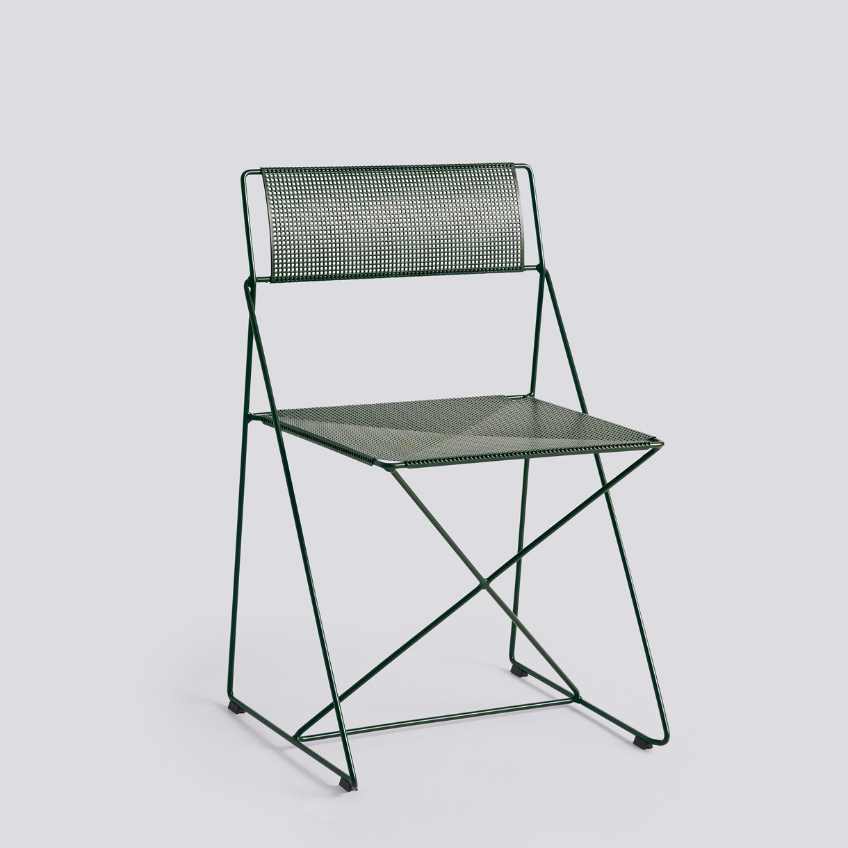 X-Line Chair Autumn green powder coated steel base 2.0-Autumn green powder coated seat/back