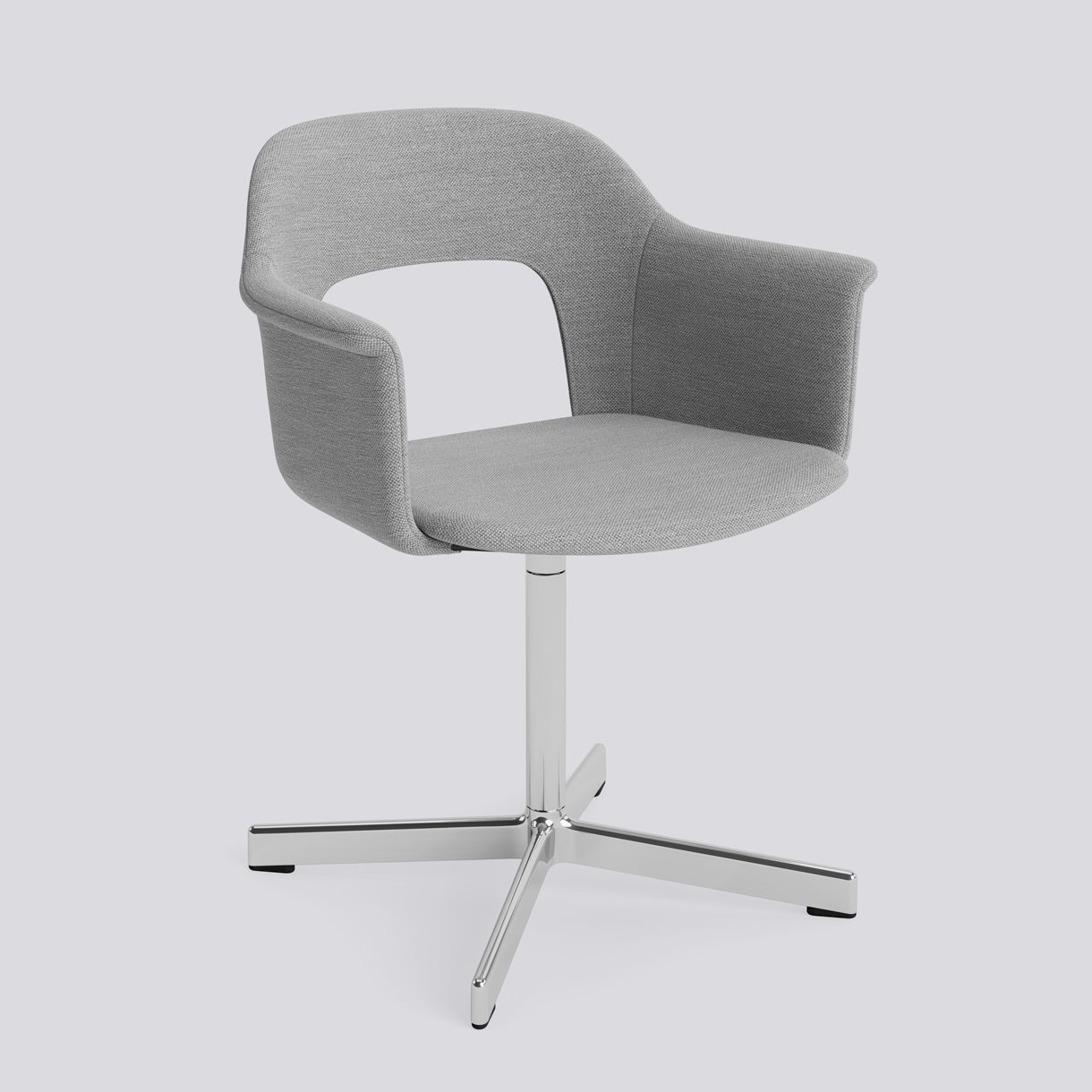 Layout Armchair 234 Polished aluminium 4 star swivel base Standard glider-Full upholstery-Mode-008