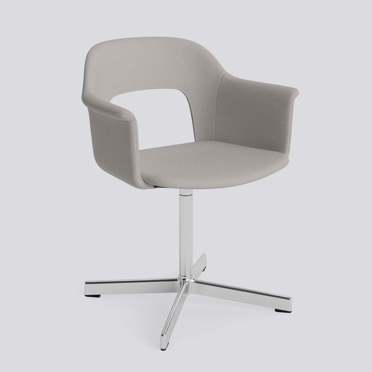 Layout Armchair 234 Polished aluminium 4 star swivel base Standard glider-Full upholstery-Autumn-101
