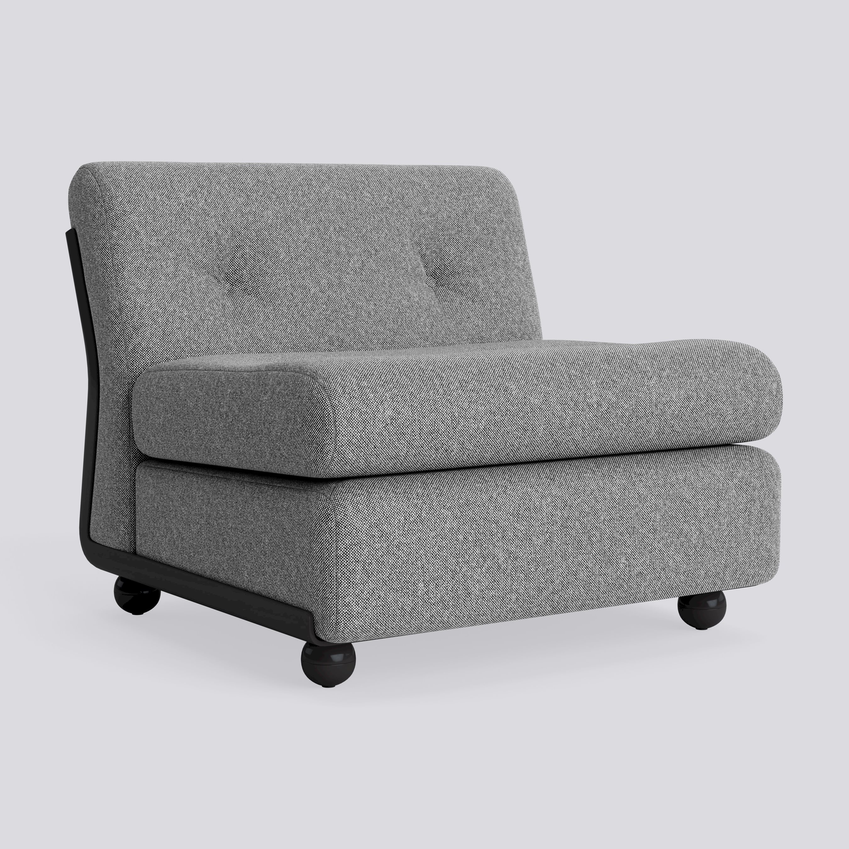 Amanta 1 seater Anthracite shell-Upholstery-Hallingdal-126
