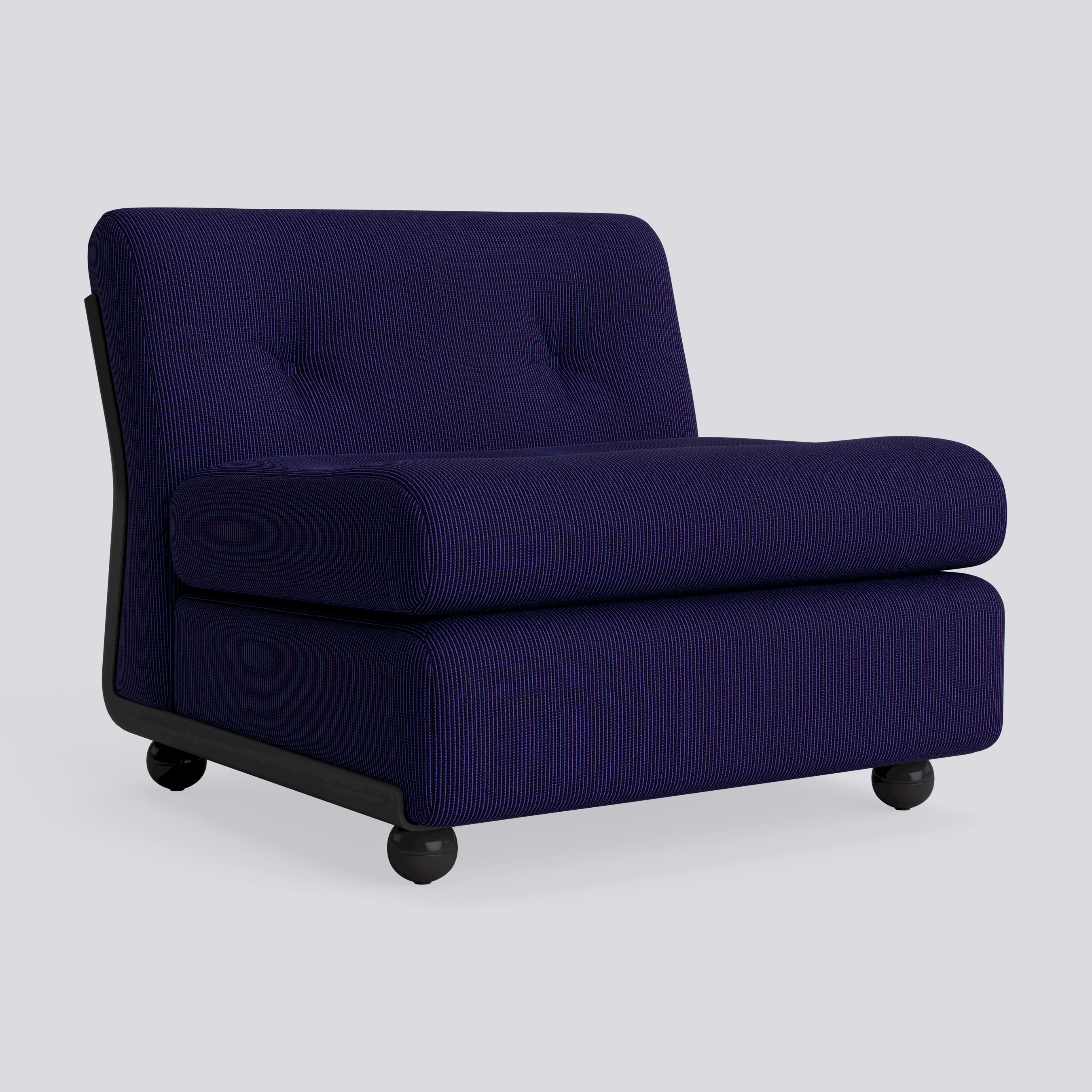 Amanta 1 seater Anthracite shell-Upholstery-Yuma-1477