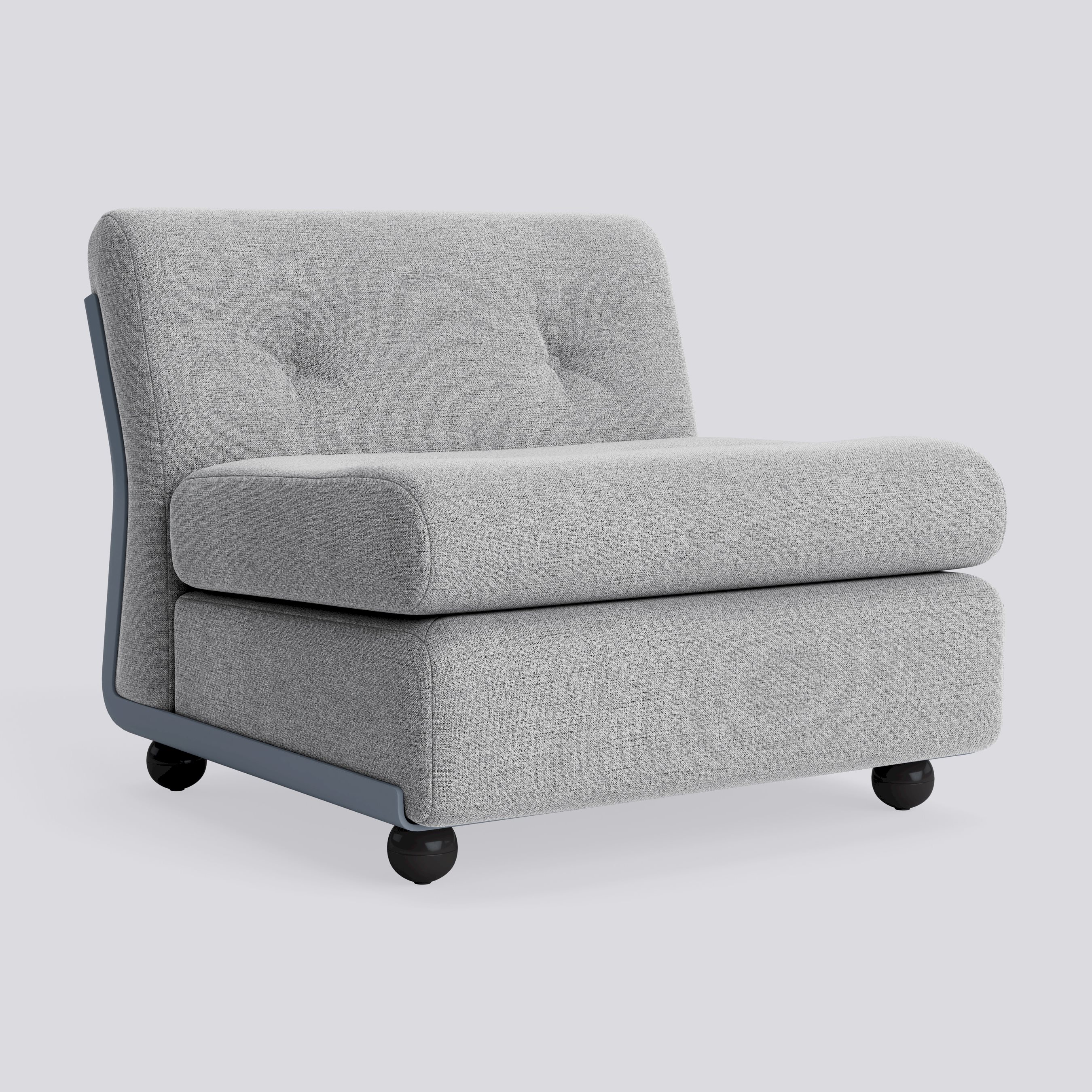Amanta 1 seater Frost blue shell-Upholstery-Hallingdal-130