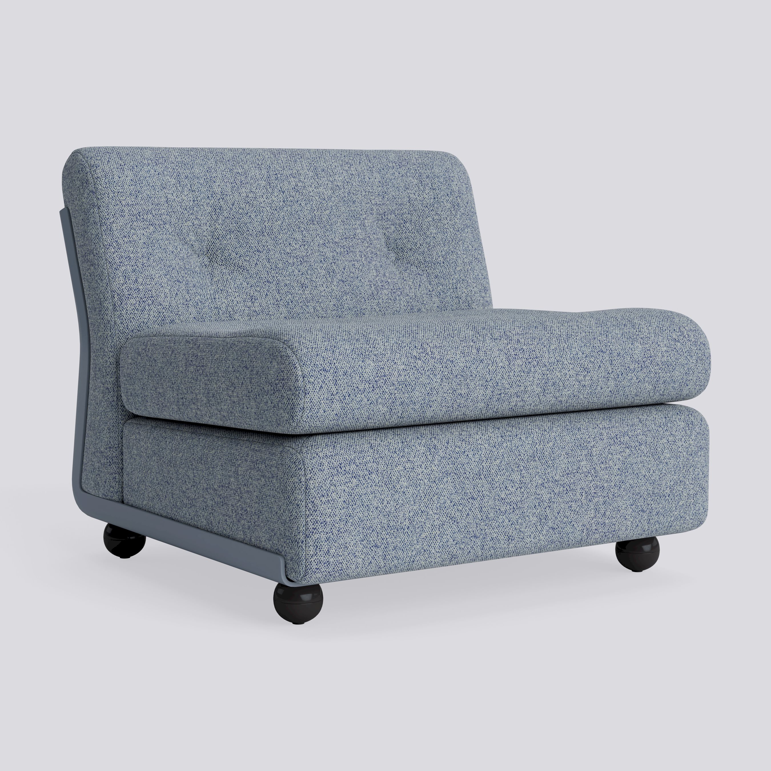 Amanta 1 seater Frost blue shell-Upholstery-Vanir-733