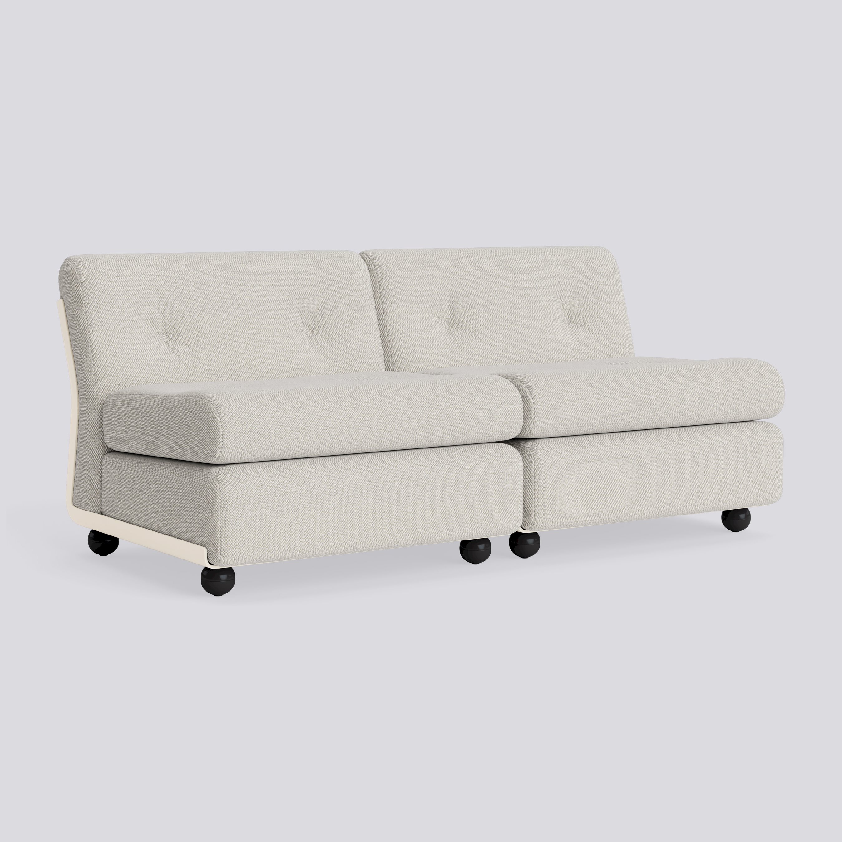 Amanta 2 seater Cream beige shell-Upholstery-Story-102