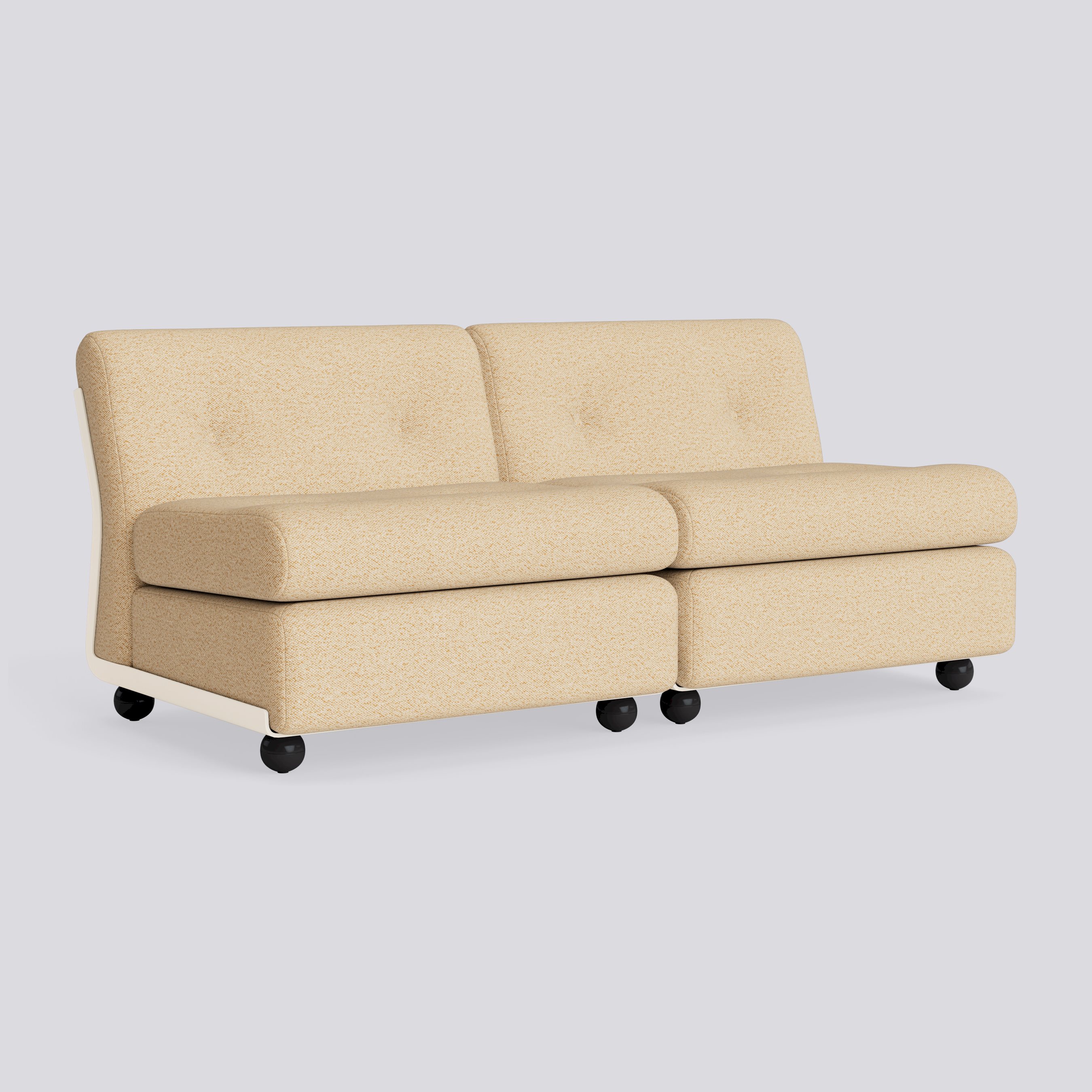 Amanta 2 seater Cream beige shell-Upholstery-Vanir-413