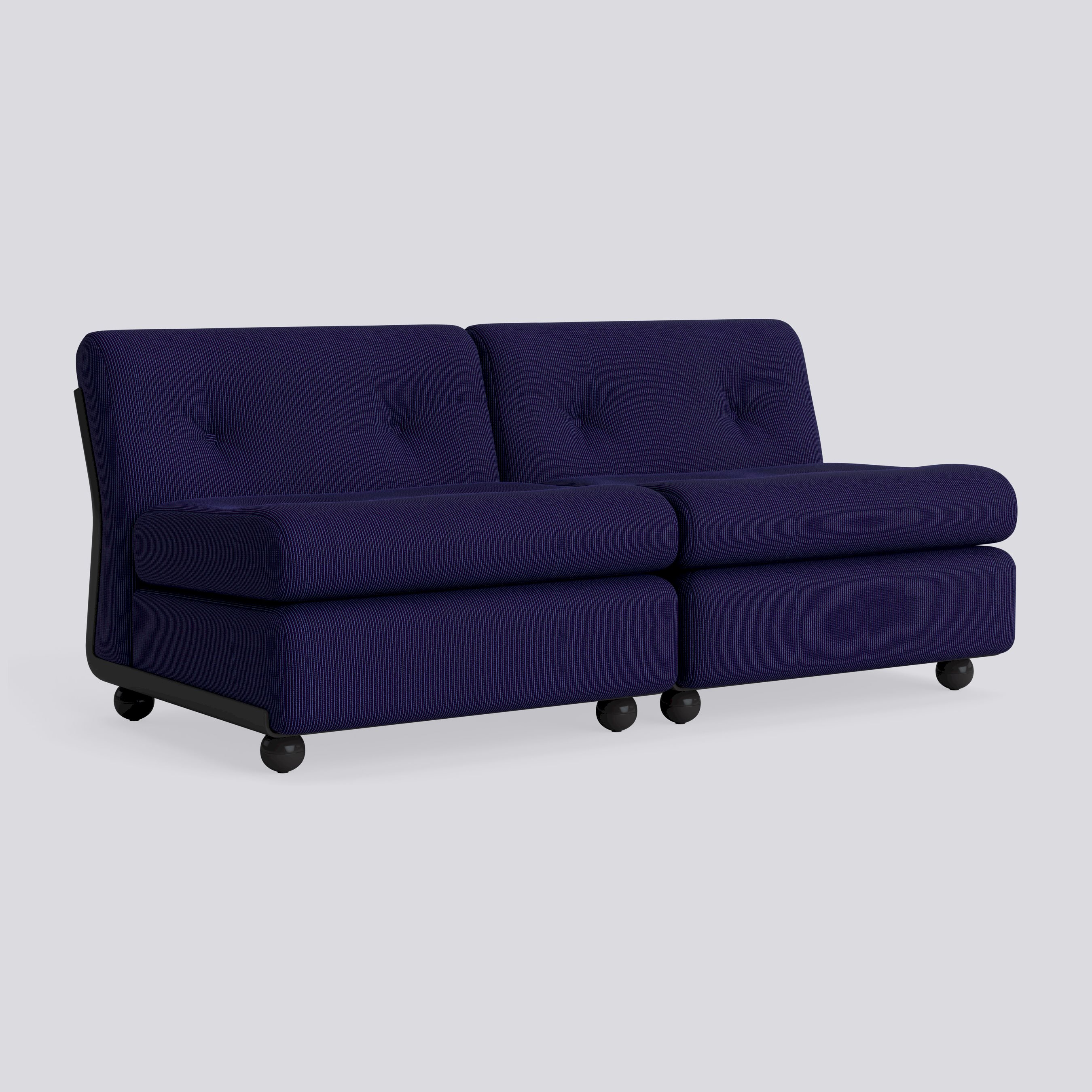 Amanta 2 seater Anthracite shell-Upholstery-Yuma-1477