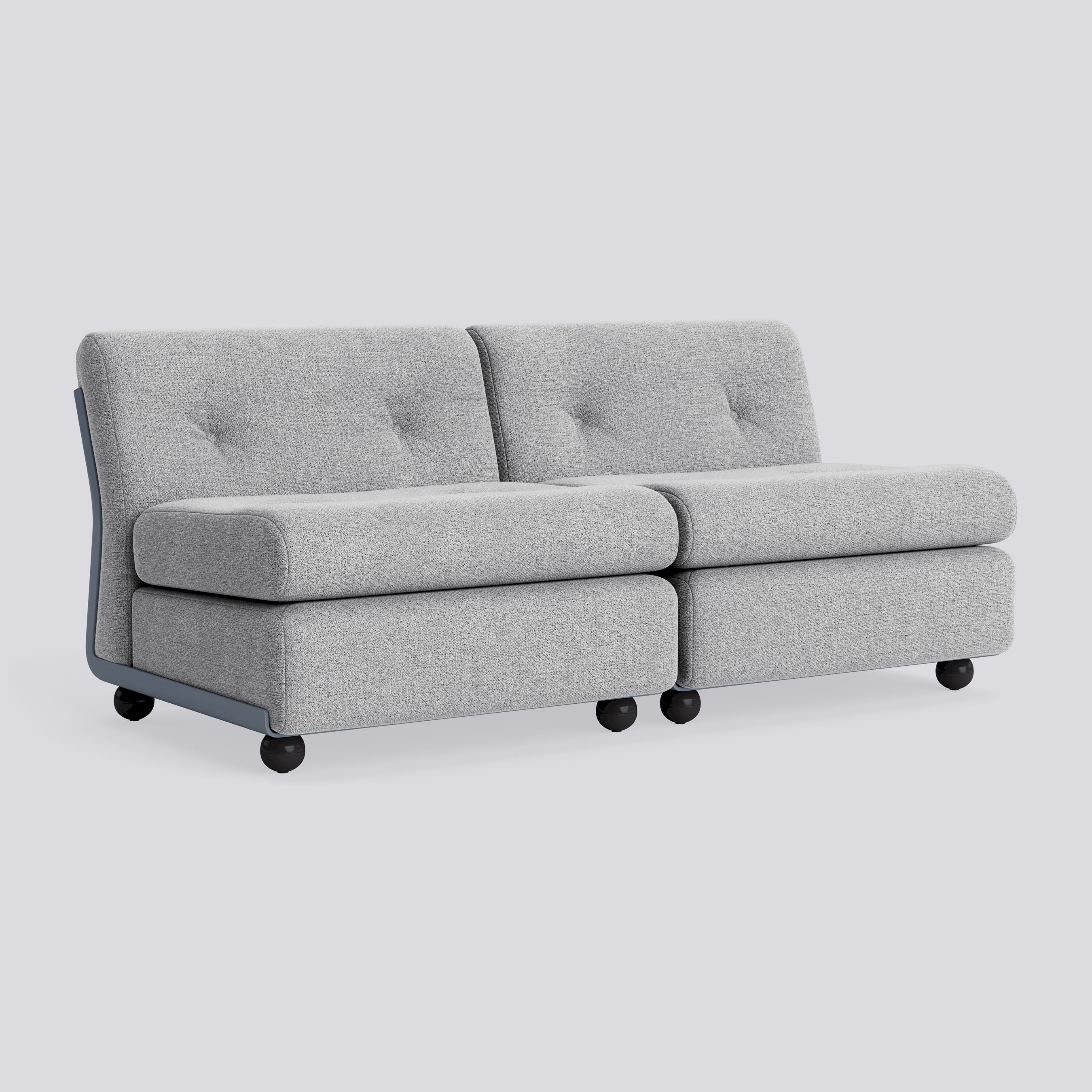 Amanta 2 seater Frost blue shell-Upholstery-Hallingdal-130