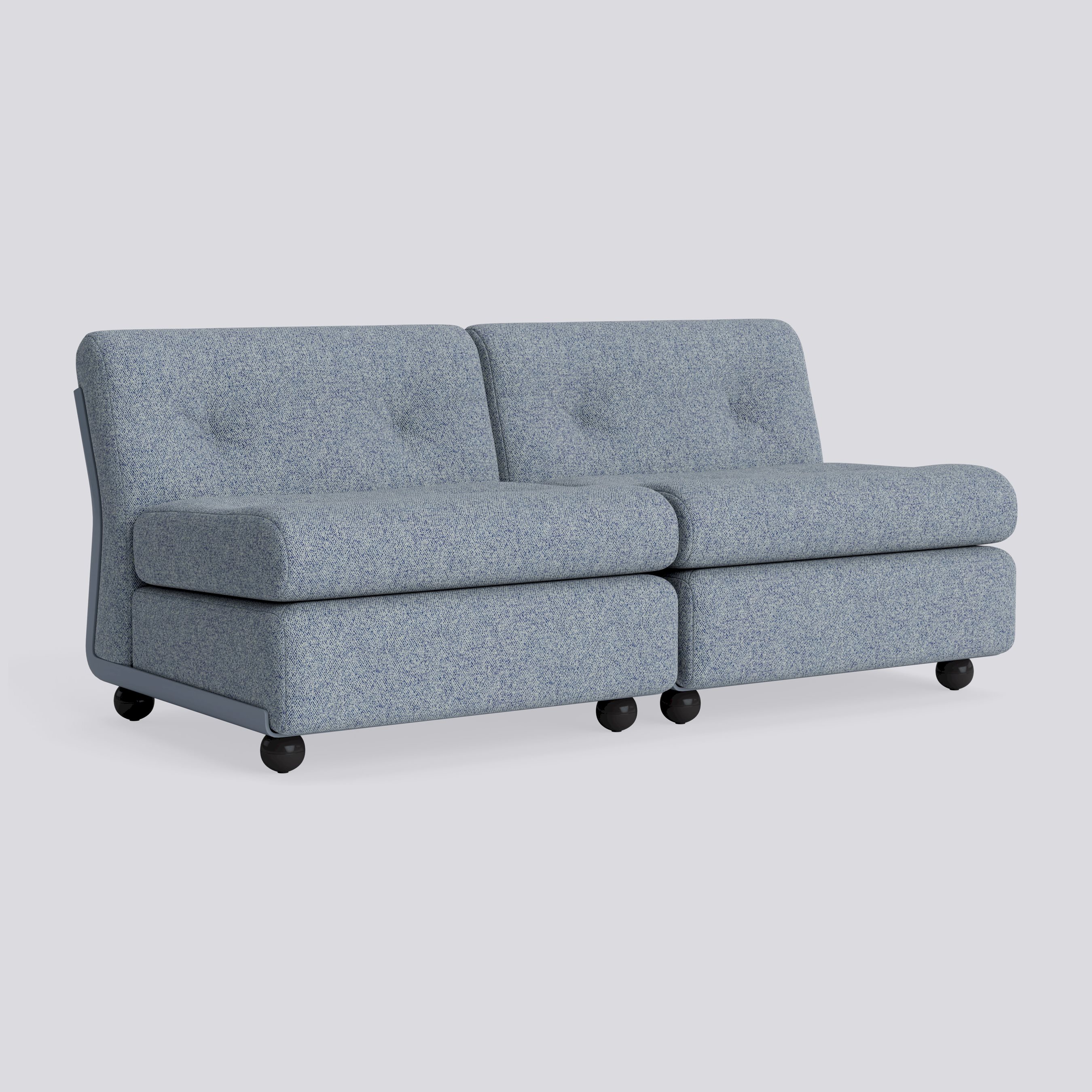 Amanta 2 seater Frost blue shell-Upholstery-Vanir-733