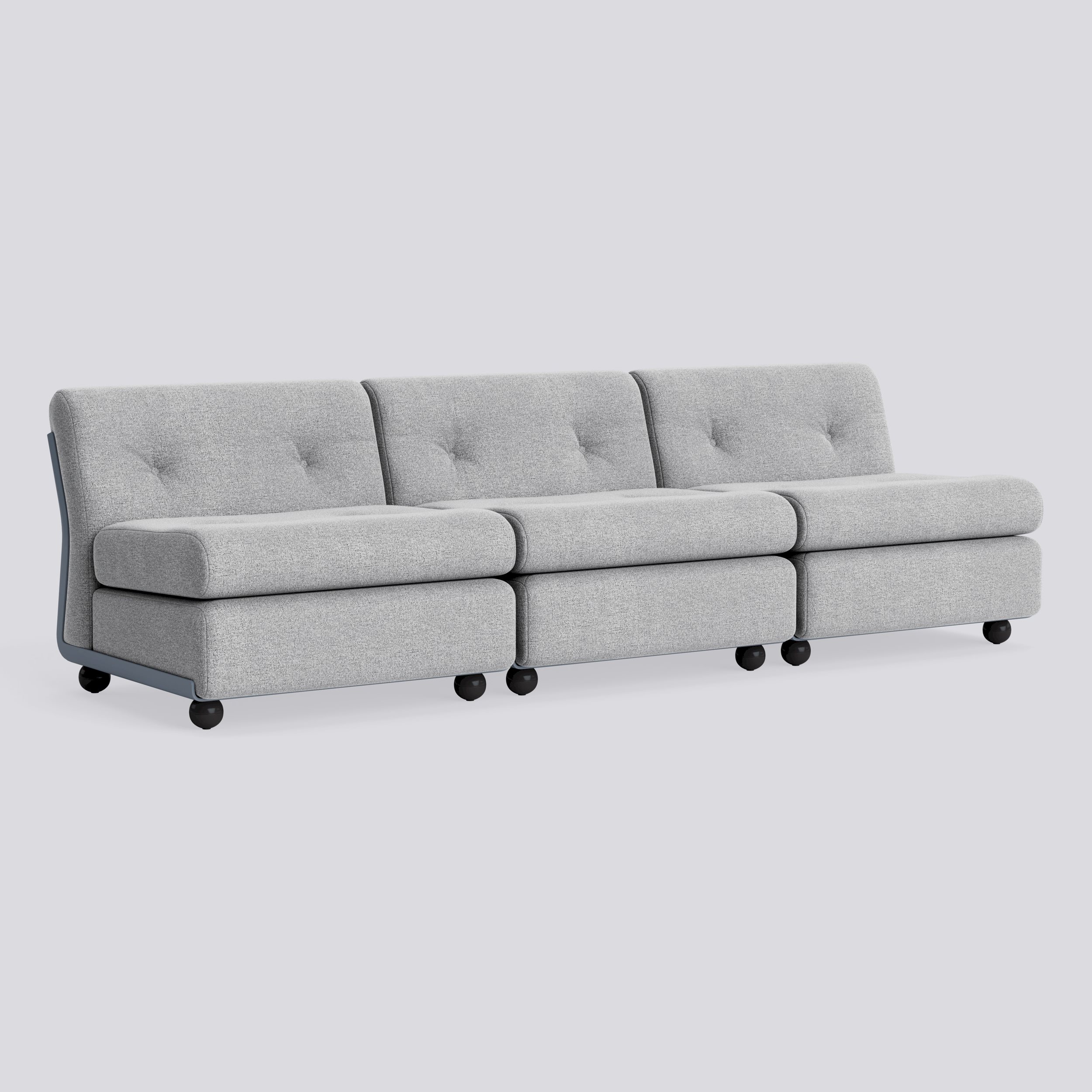 Amanta 3 seater Frost blue shell-Upholstery-Hallingdal-130