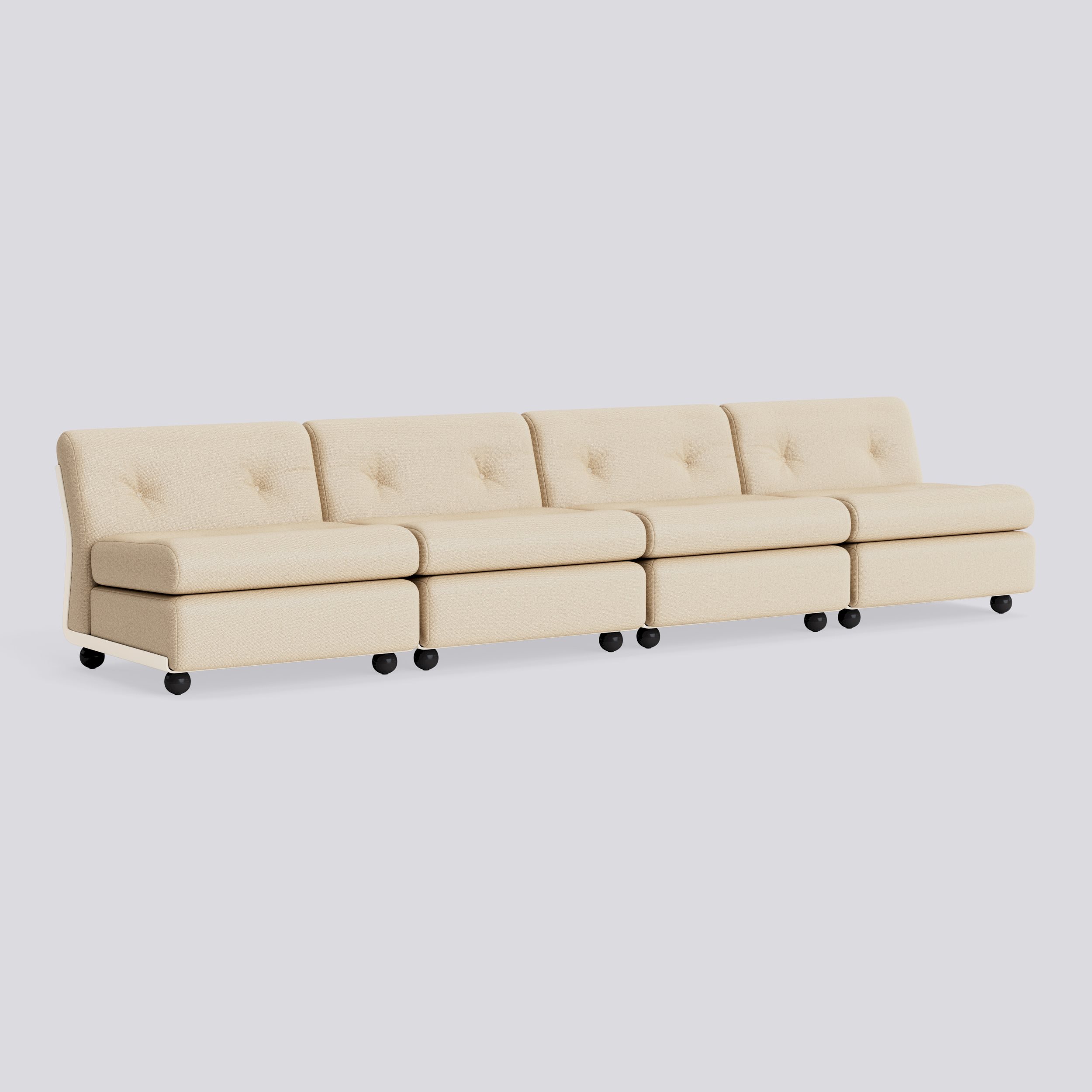 Amanta 4 seater Cream beige shell-Upholstery-Hallingdal-220