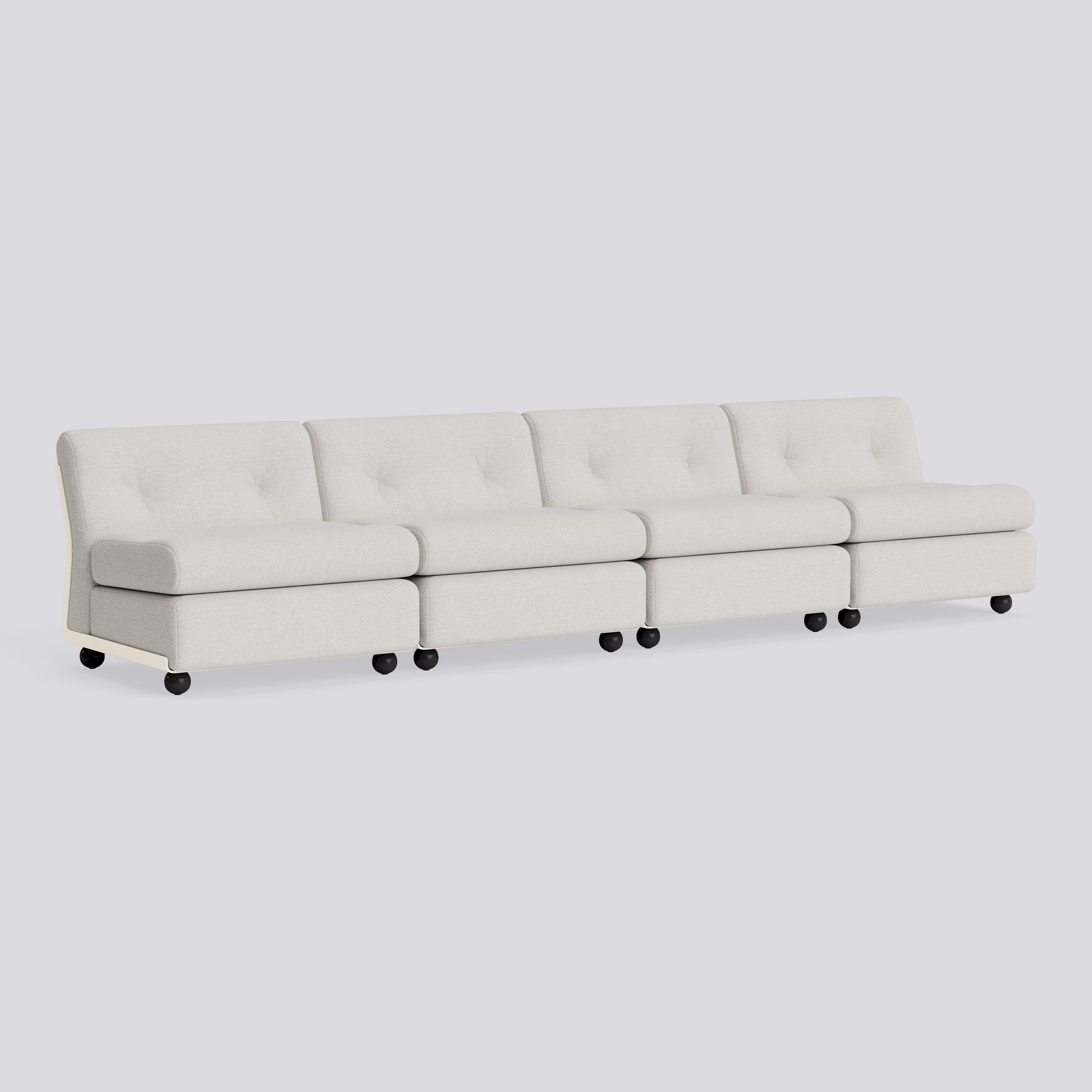 Amanta 4 seater Cream beige shell-Upholstery-Story-102