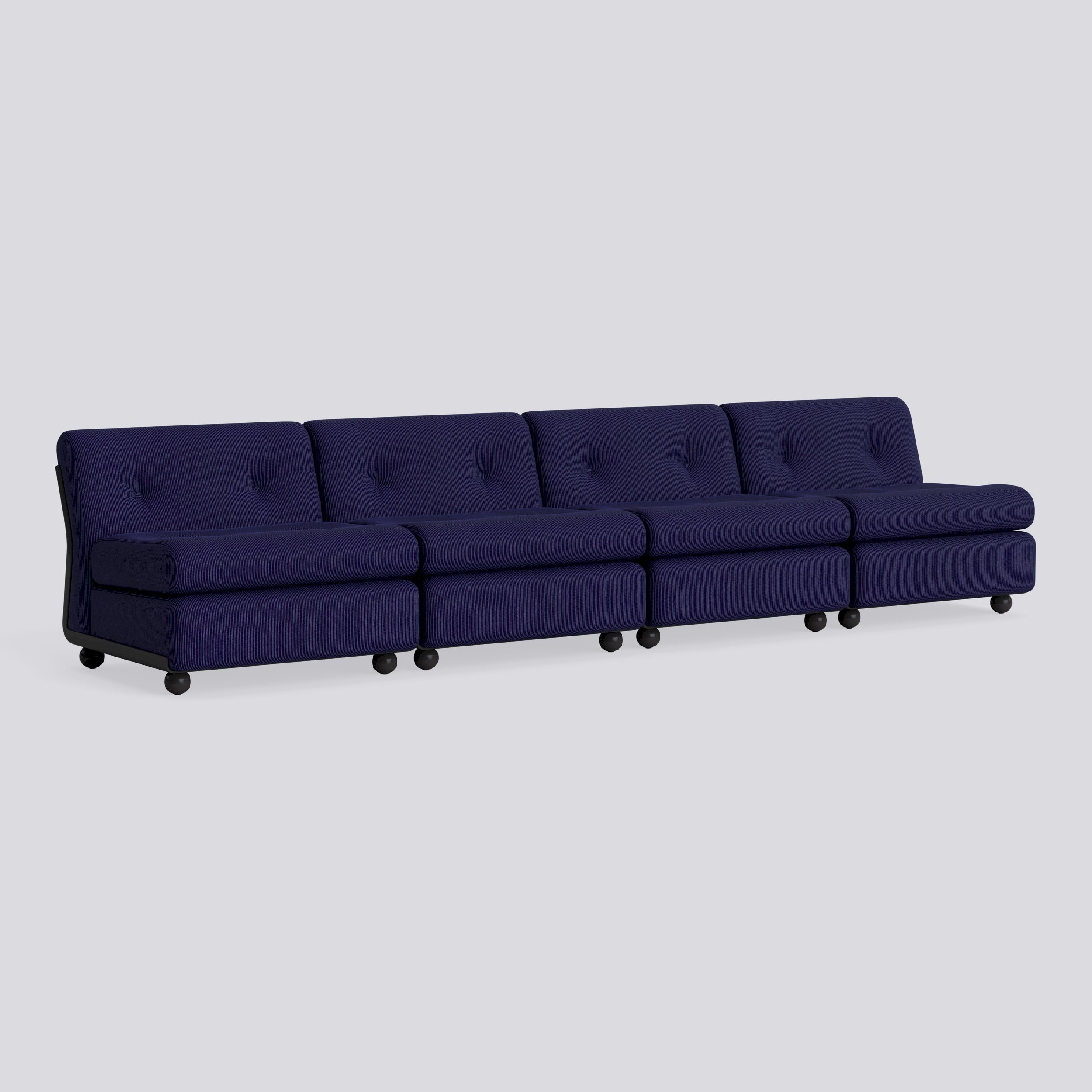 Amanta 4 seater Anthracite shell-Upholstery-Yuma-1477