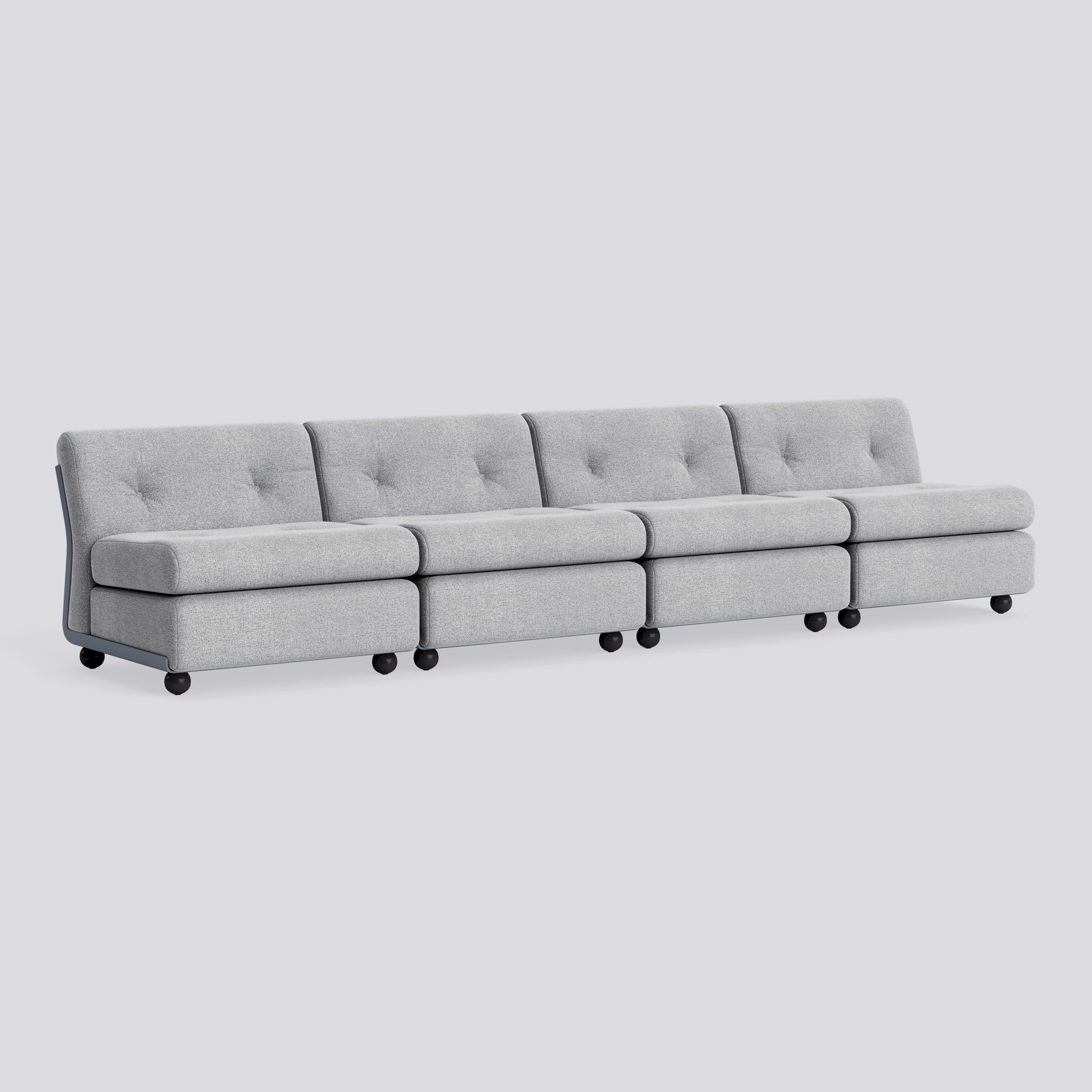 Amanta 4 seater Frost blue shell-Upholstery-Hallingdal-130