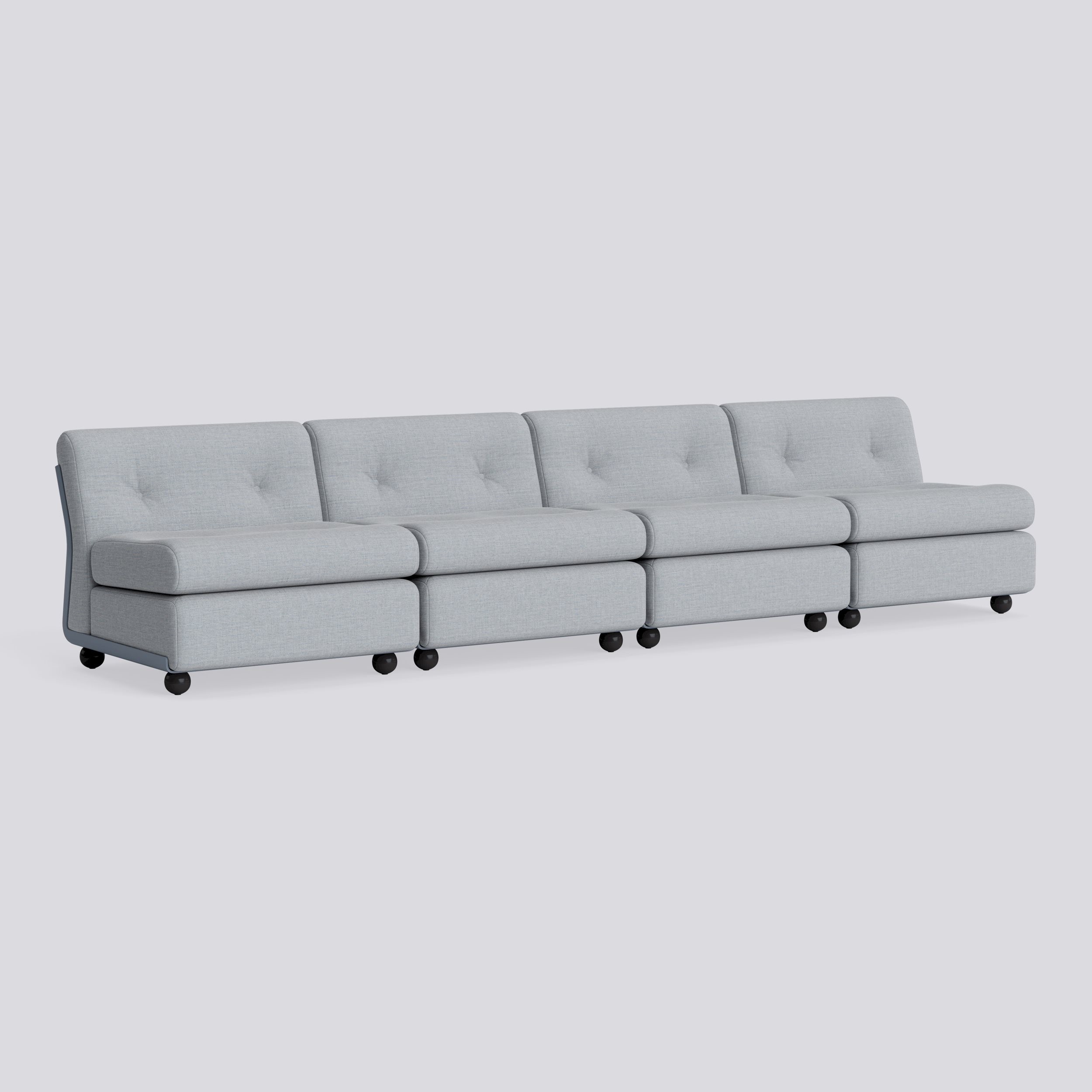 Amanta 4 seater Frost blue shell-Upholstery-Naveli-723