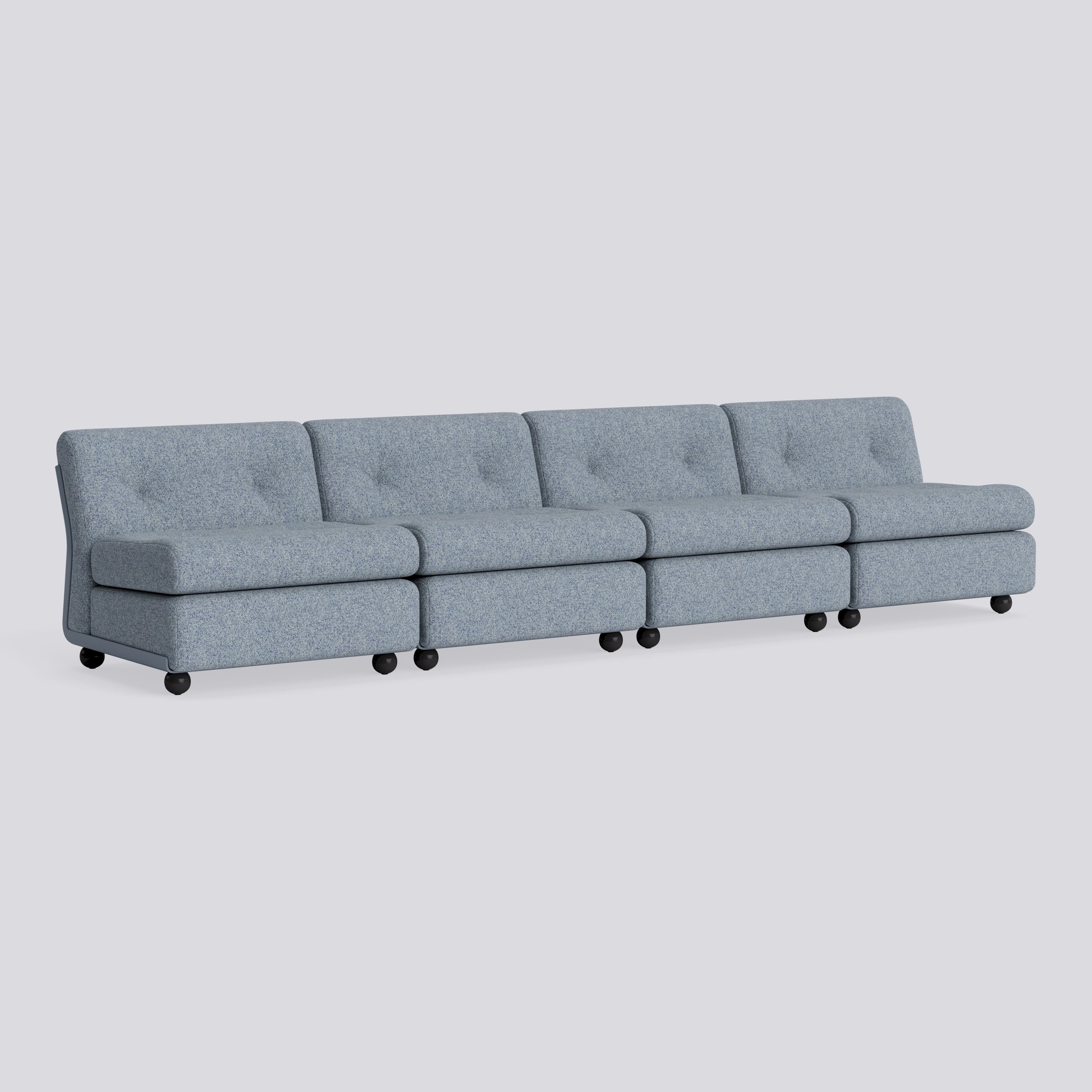 Amanta 4 seater Frost blue shell-Upholstery-Vanir-733