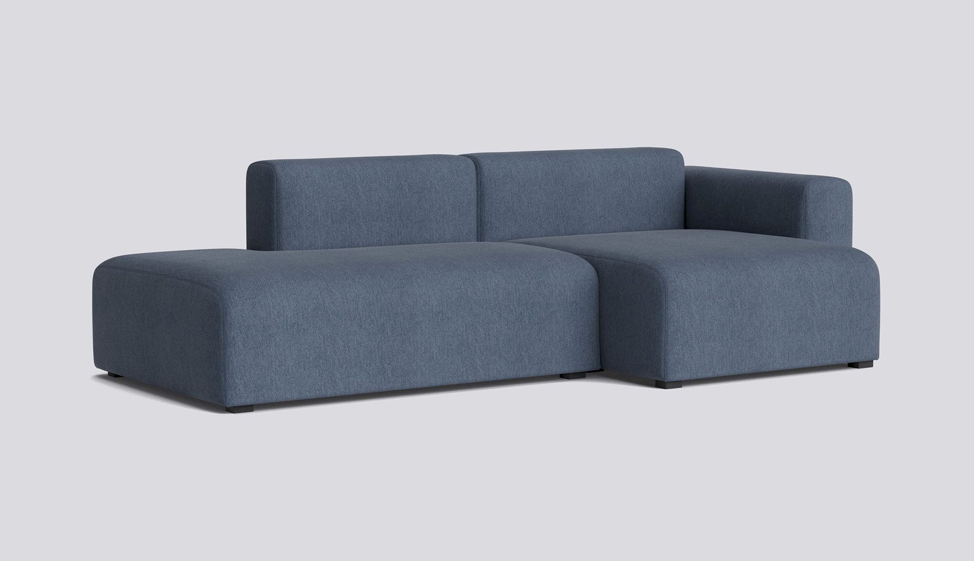 Mags 2,5 Seater Low armrest Combination 3 Right-Full upholstery-Turf-Blue grey