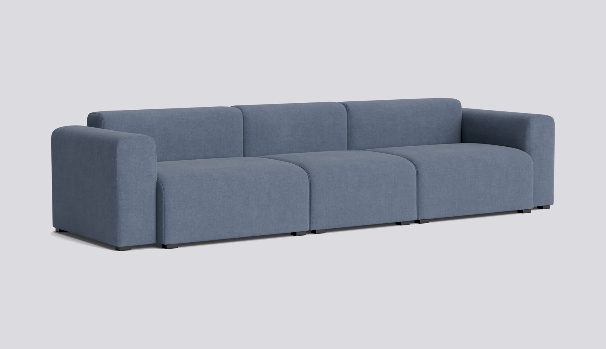Mags 3 Seater Low armrest Combination 1-Full upholstery-Linara-198