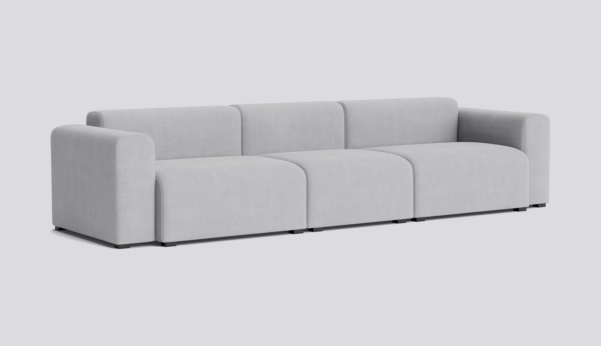 Mags 3 Seater Low armrest Combination 1-Full upholstery-Linara-443