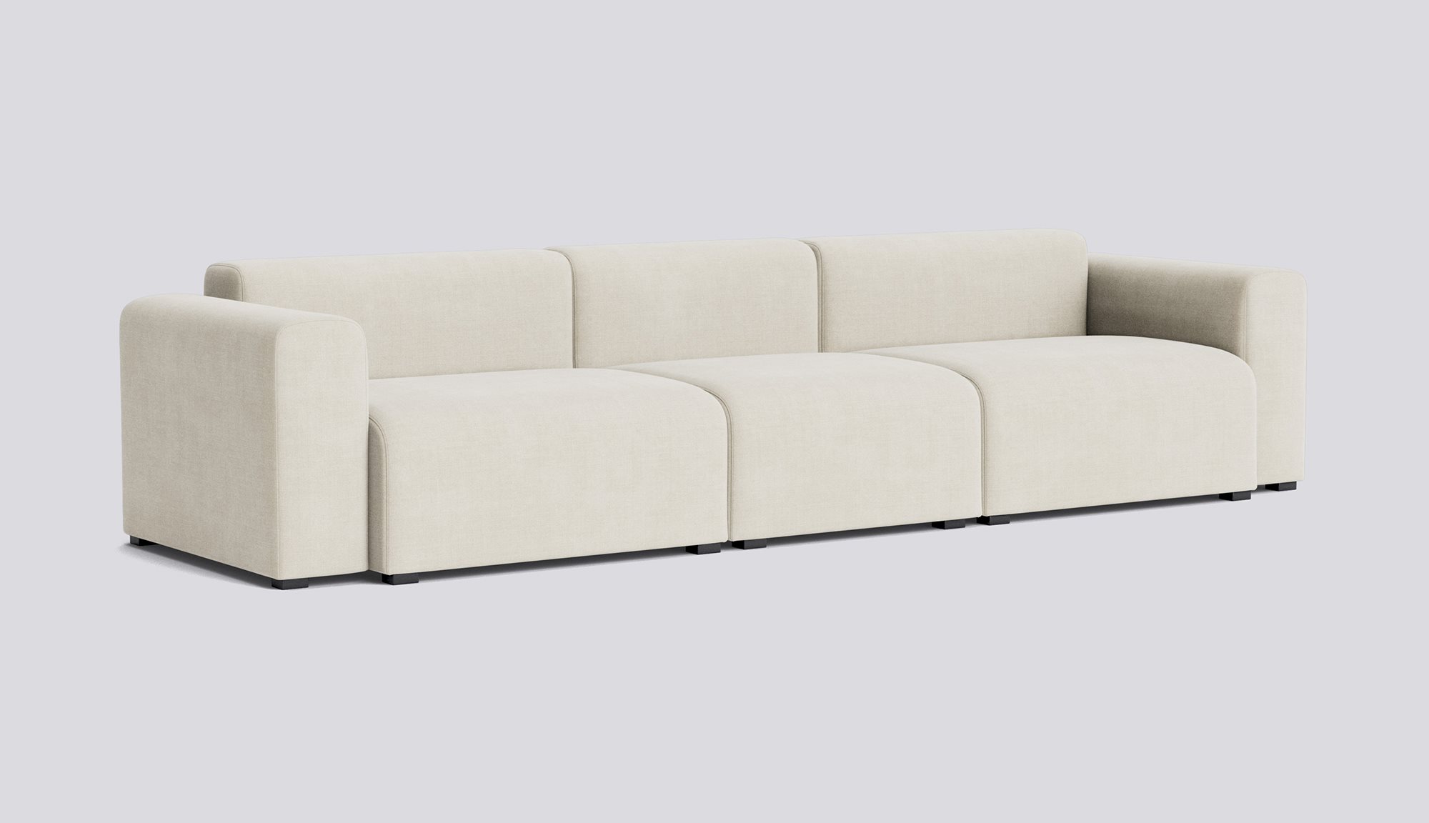 Mags 3 Seater Low armrest Combination 1-Full upholstery-Linara-440