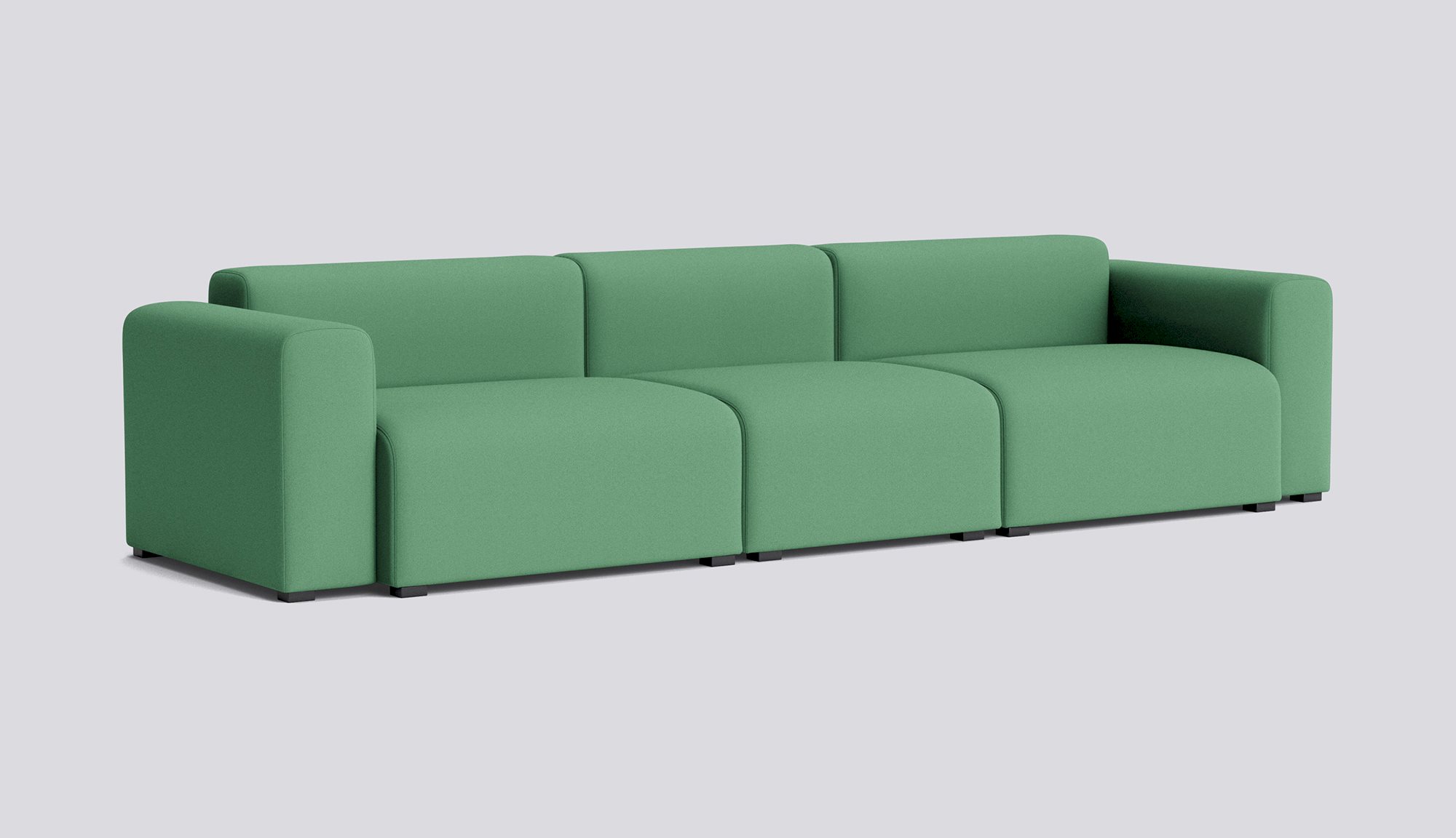 Mags 3 Seater Low armrest Combination 1-Full upholstery-Steelcut-932