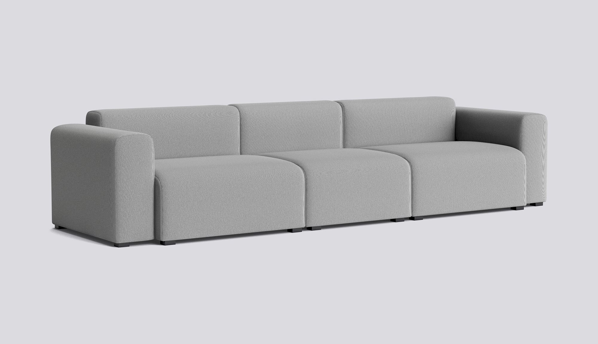 Mags 3 Seater Low armrest Combination 1-Full upholstery-Steelcut Trio-133