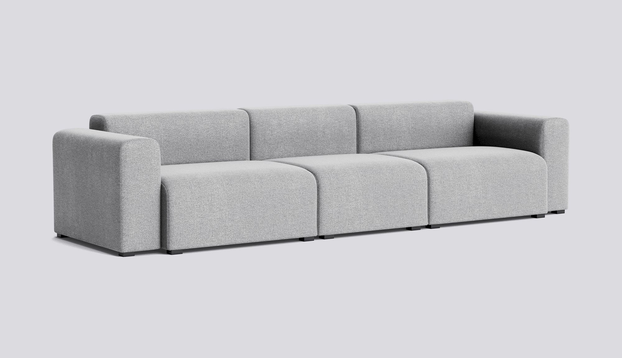 Mags 3 Seater Low armrest Combination 1-Full upholstery-Hallingdal-130