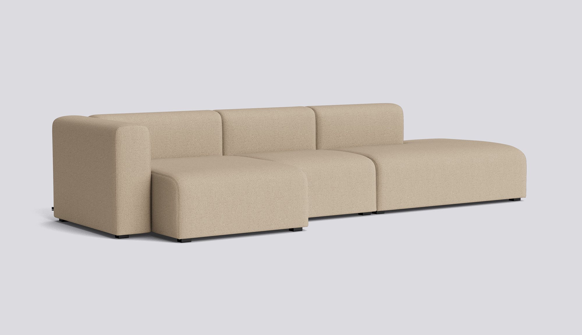 Mags 3 Seater Combination 4 Left-Full upholstery-Maglia-Warm grey