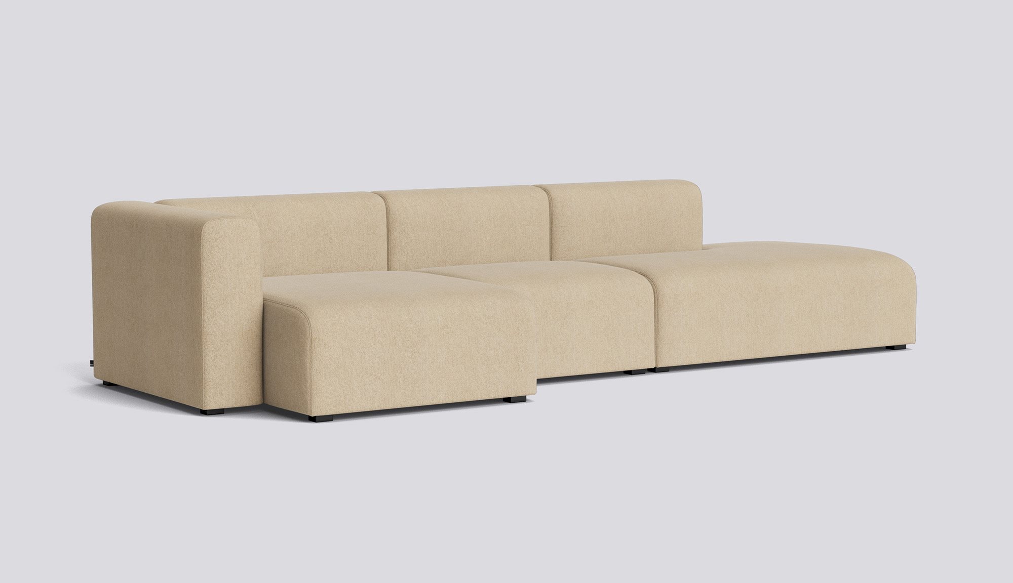 Mags 3 Seater Combination 4 Left-Full upholstery-Turf-Sand