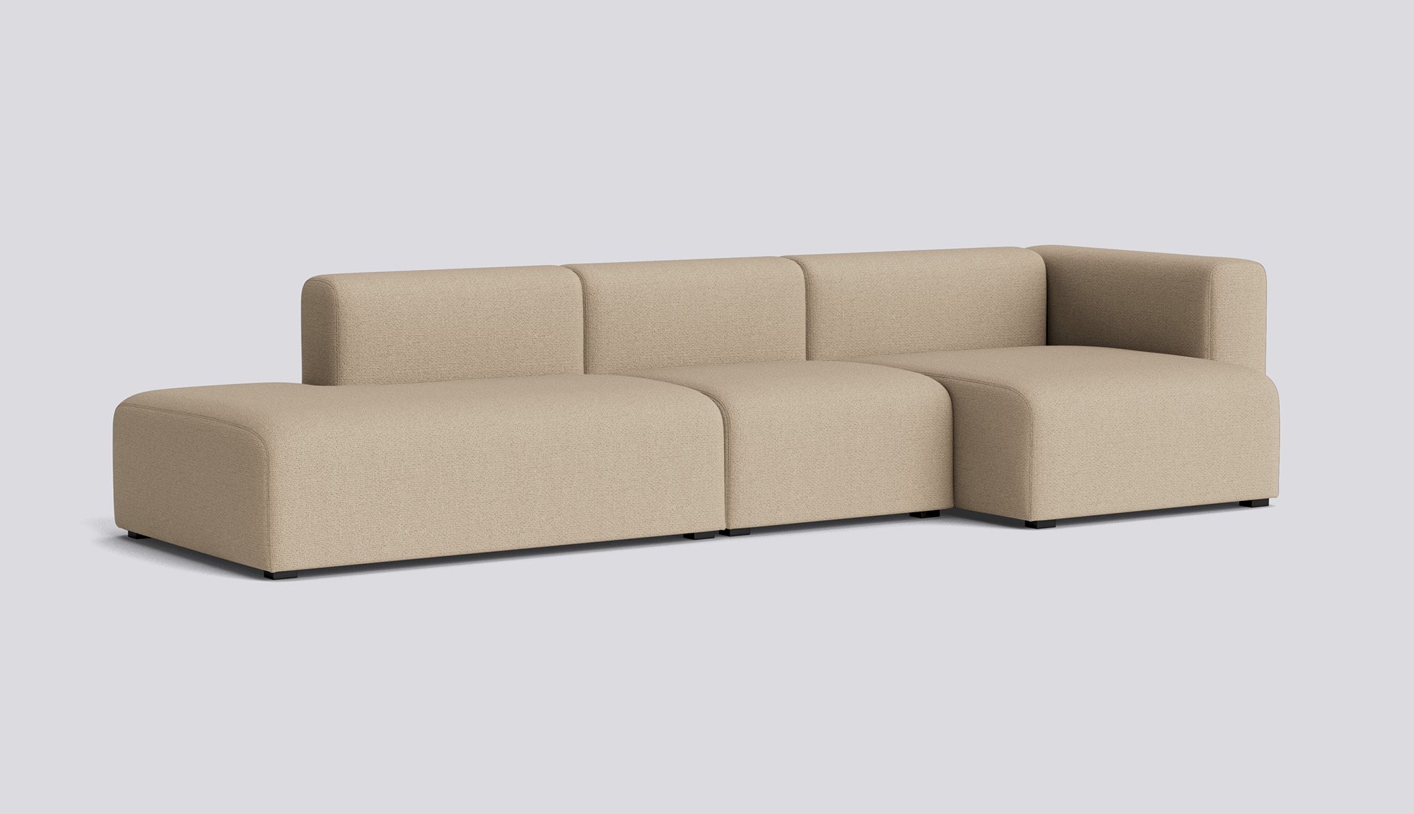 Mags 3 Seater Combination 4 Right-Full upholstery-Maglia-Warm grey