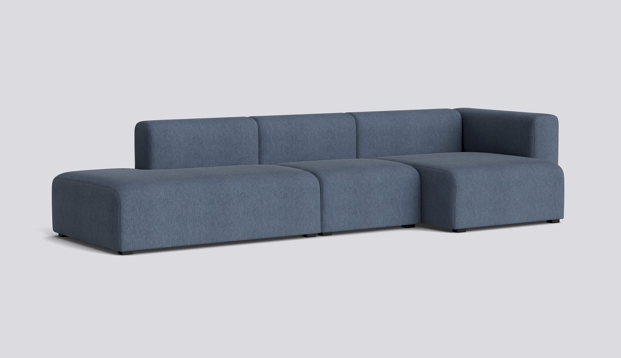 Mags 3 Seater Combination 4 Right-Full upholstery-Turf-Blue grey