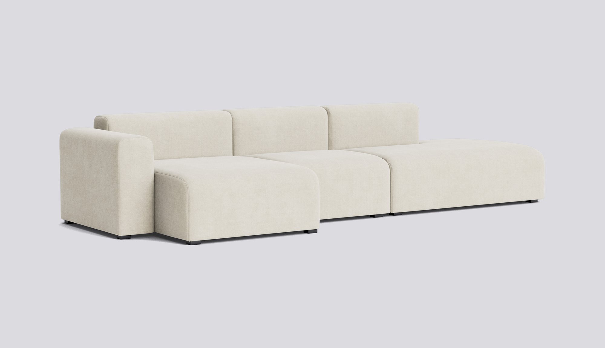 Mags 3 Seater Low armrest Combination 4 Left-Full upholstery-Linara-440